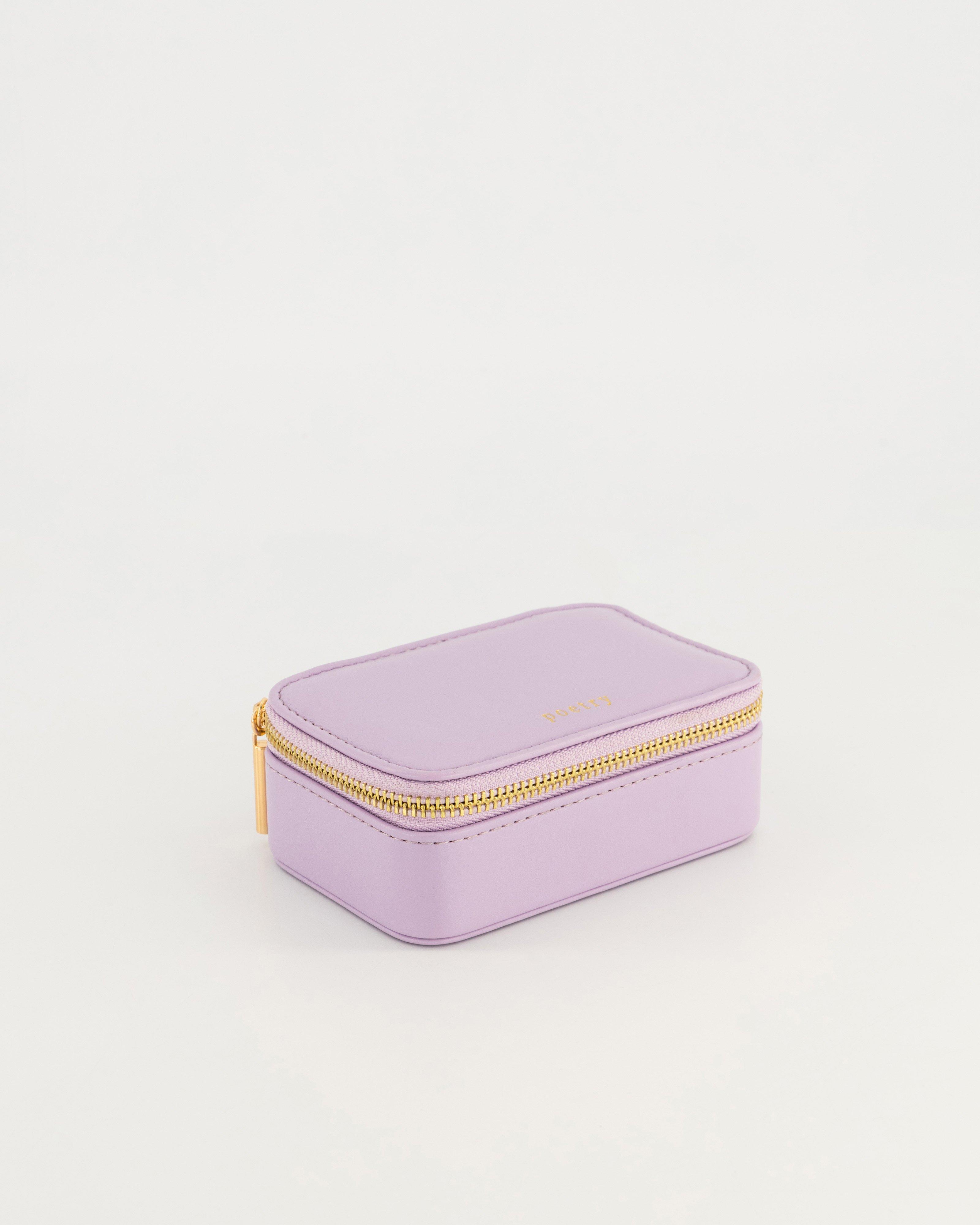 Leeann Rectangular Jewellery Box -  Lilac