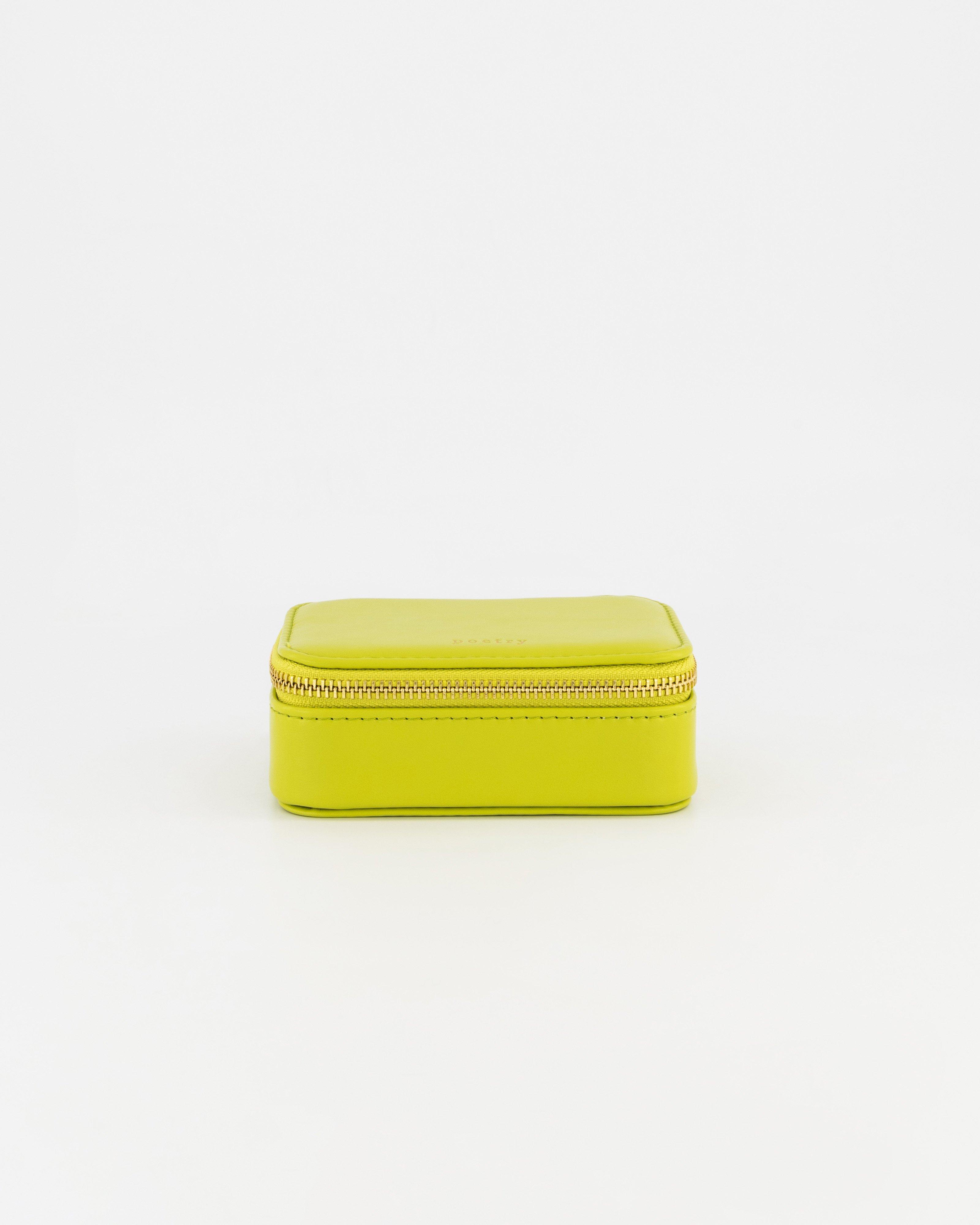 Leeann Rectangular Jewellery Box -  Green