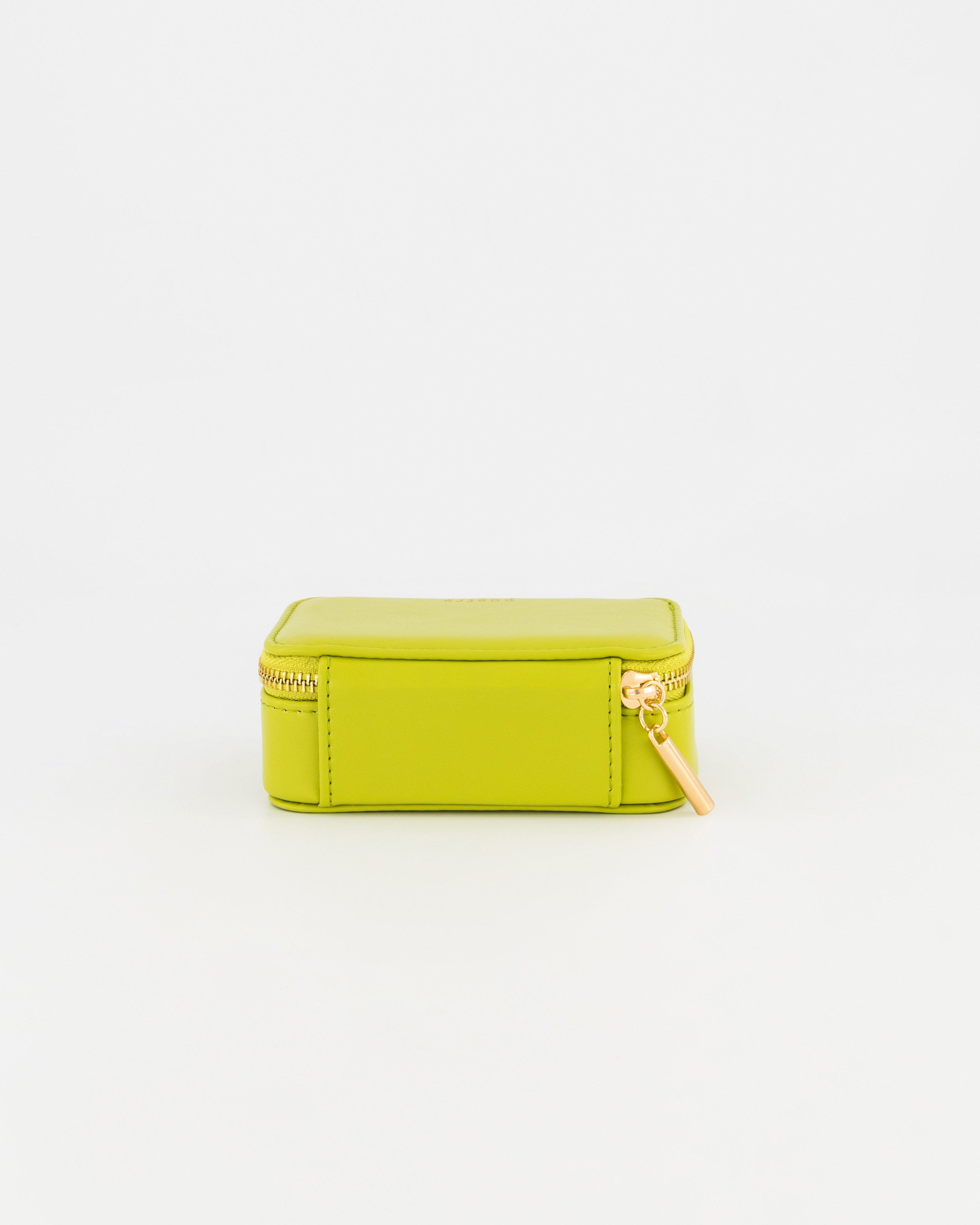 Leeann Rectangular Jewellery Box -  Green