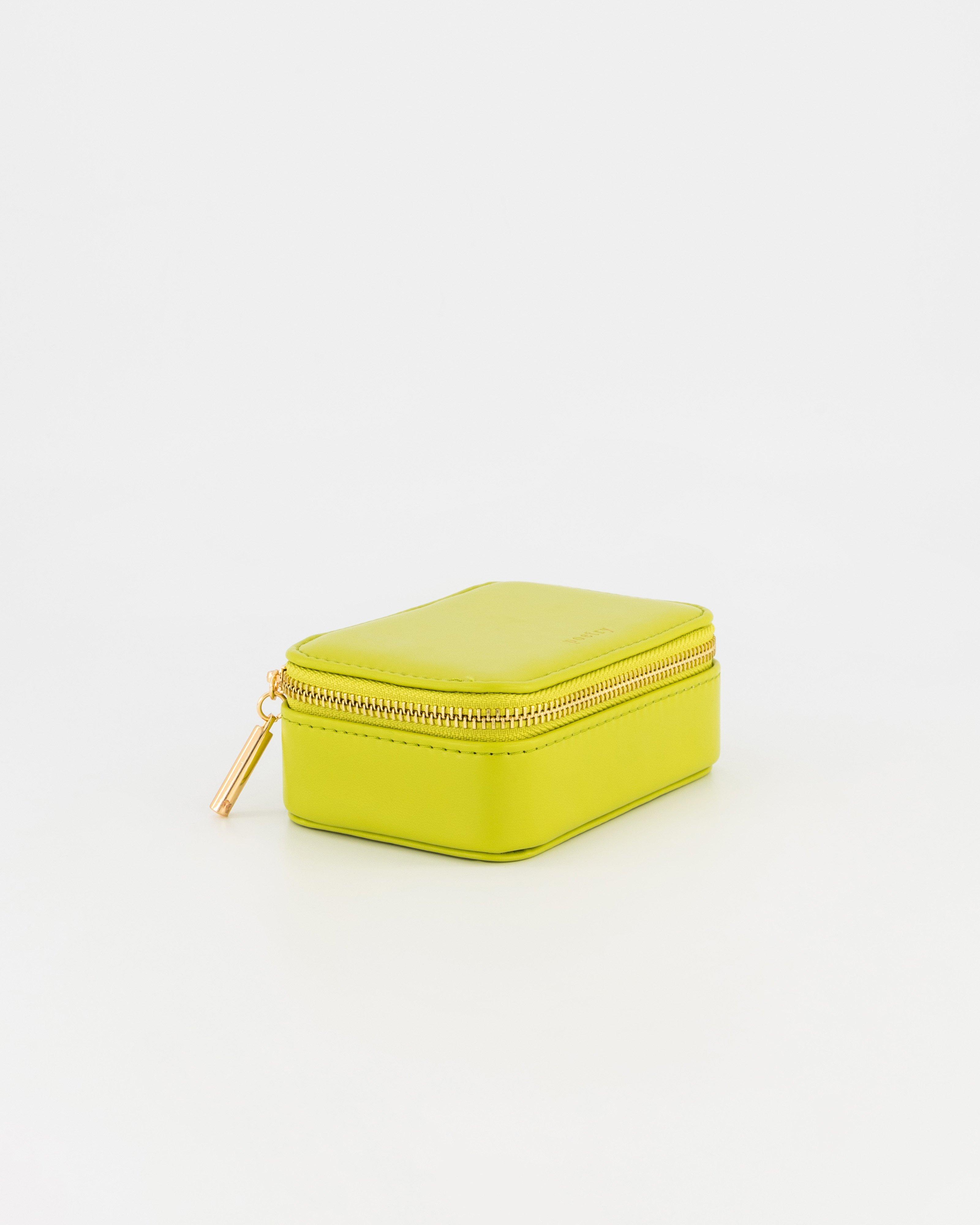 Leeann Rectangular Jewellery Box -  Green