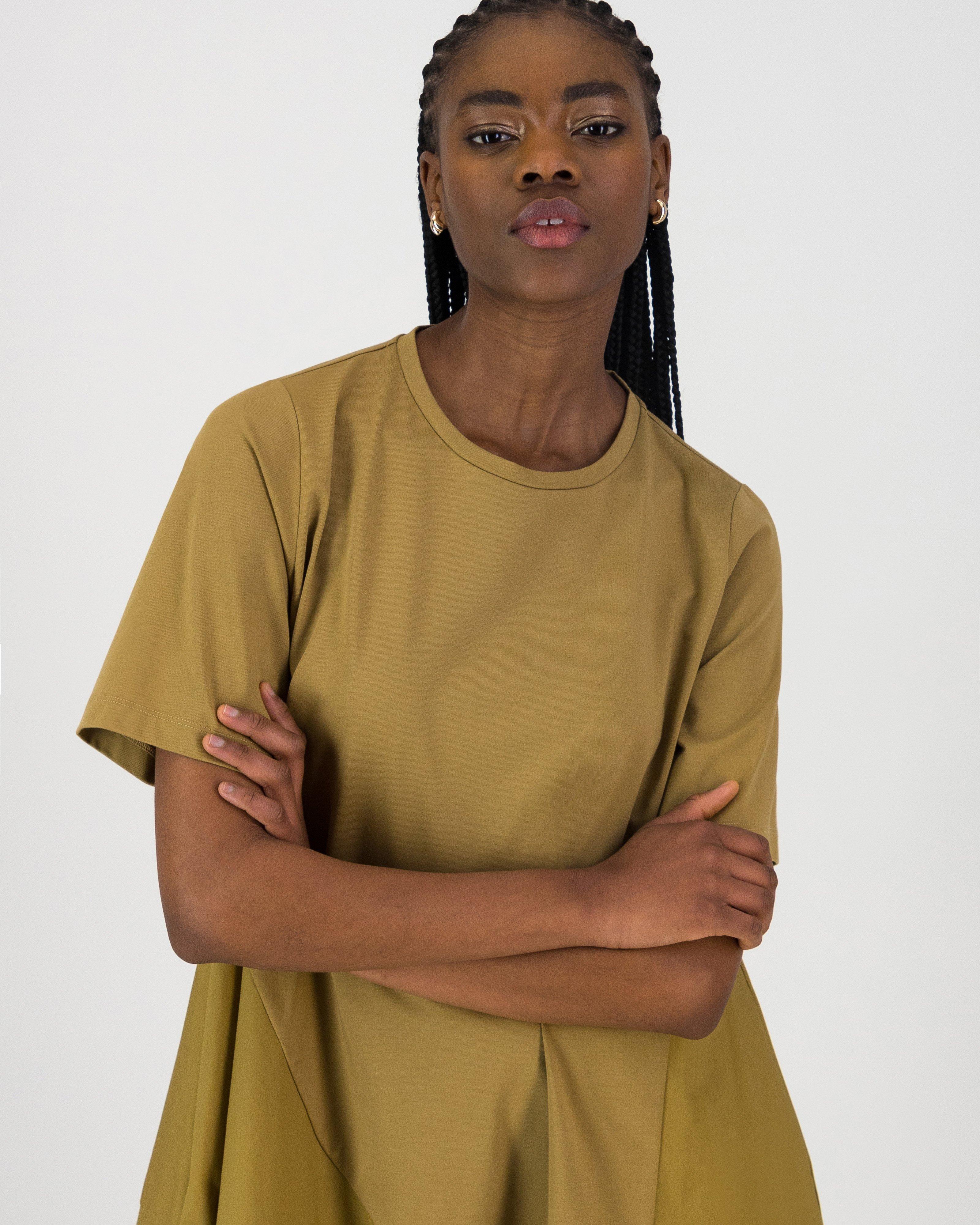 Sheila Mixed Media Swing Dress Poetry Clothing Store