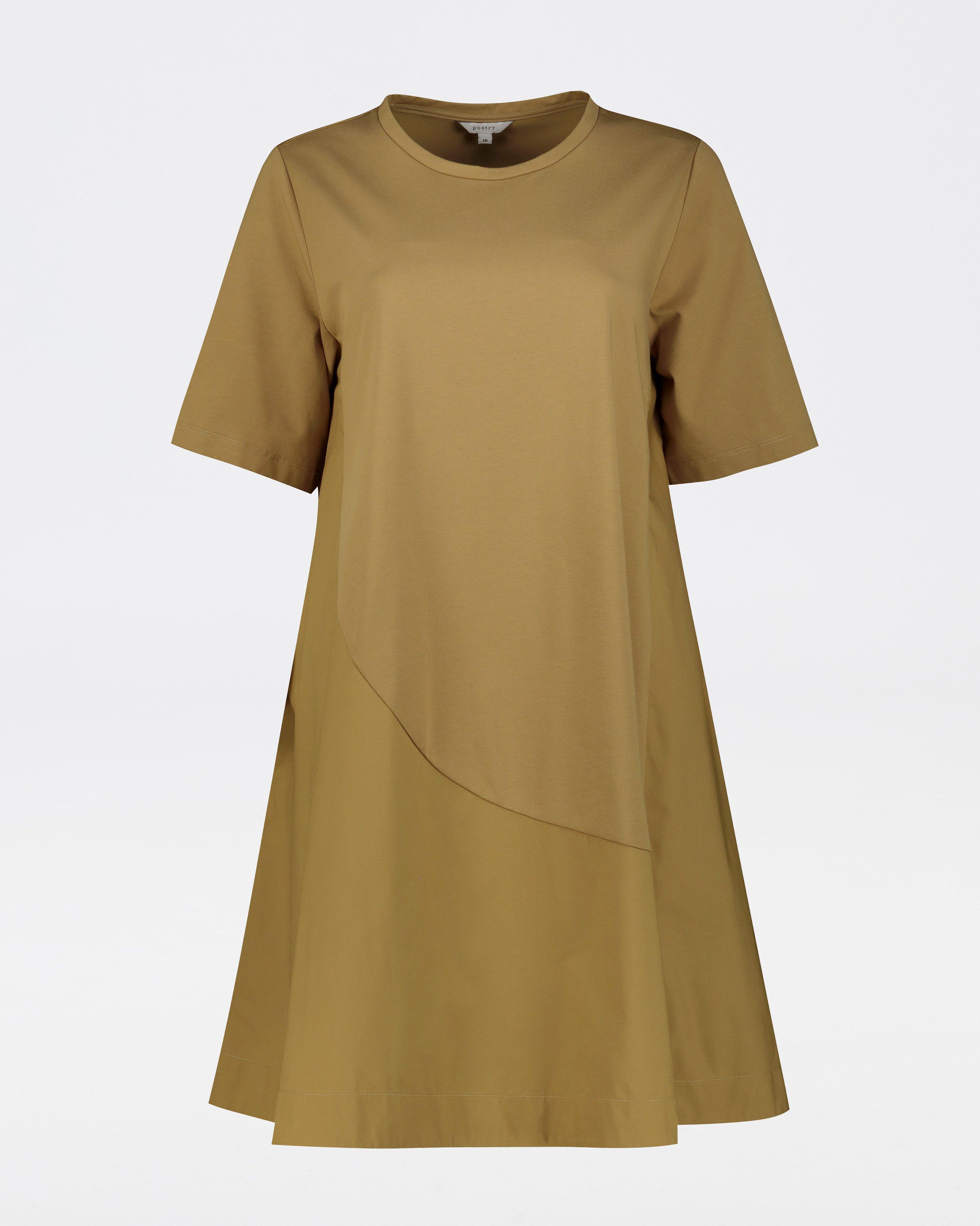 Sheila Mixed Media Swing Dress Poetry Clothing Store