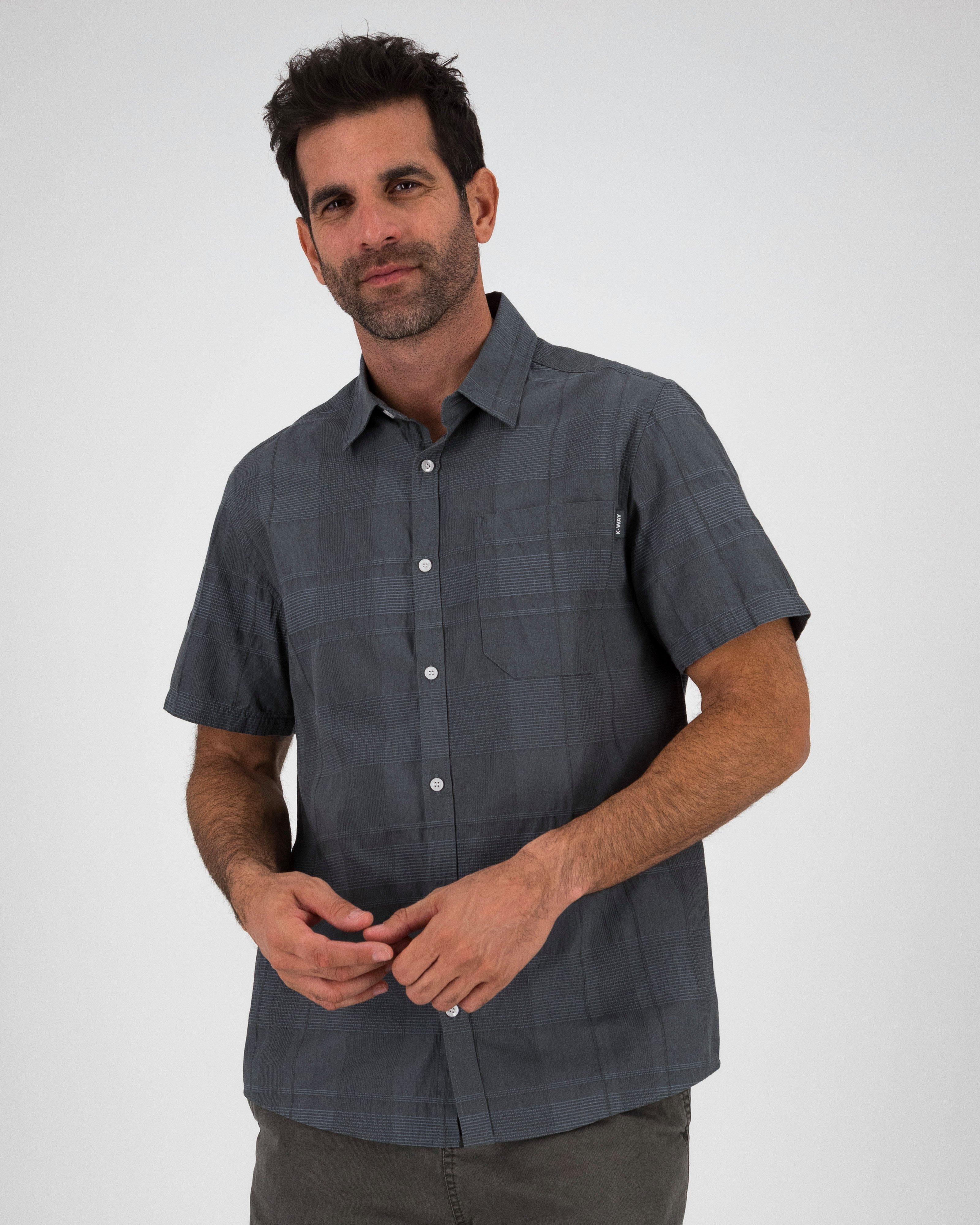 K-Way Elements Men’s Eric Doby Work Shirt -  Graphite