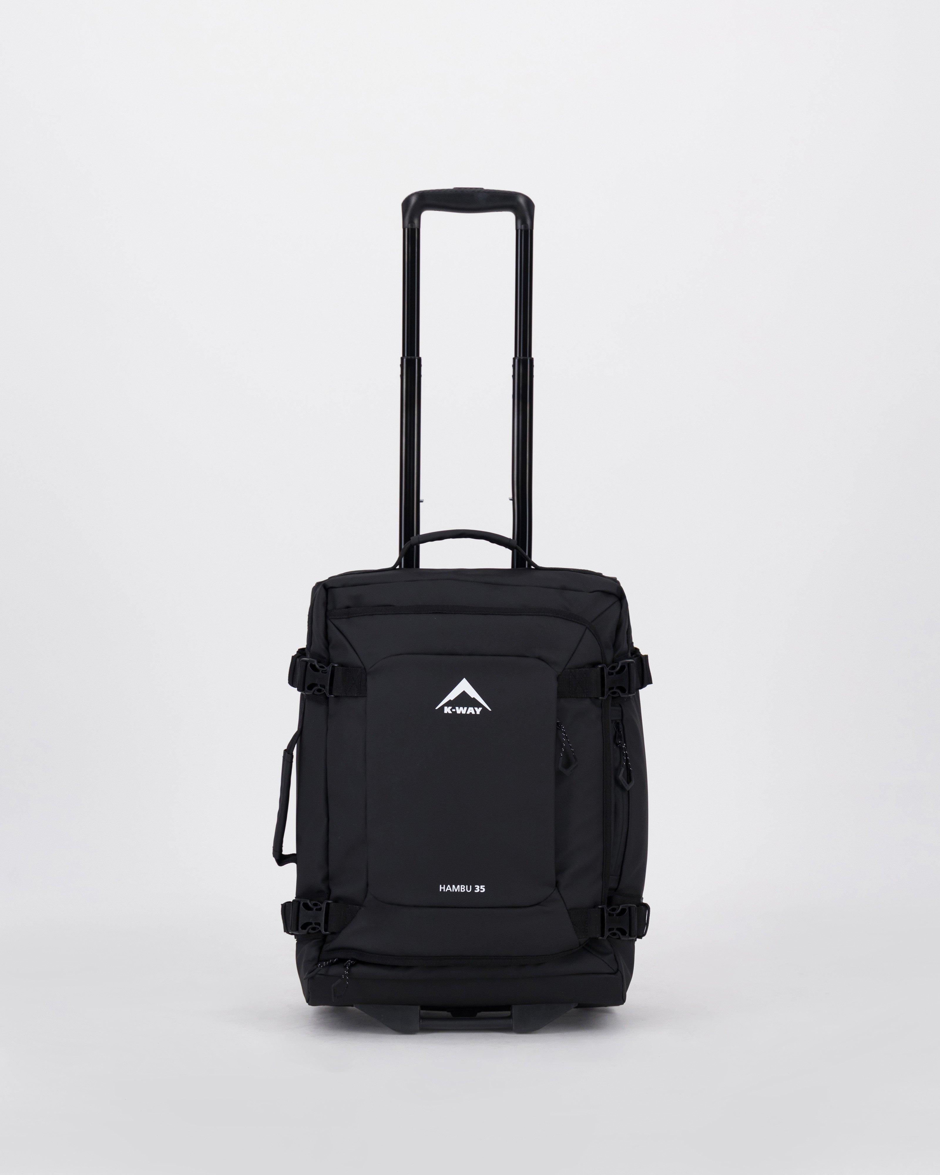 K-Way Hambu 35L Roller Luggage Bag -  Black