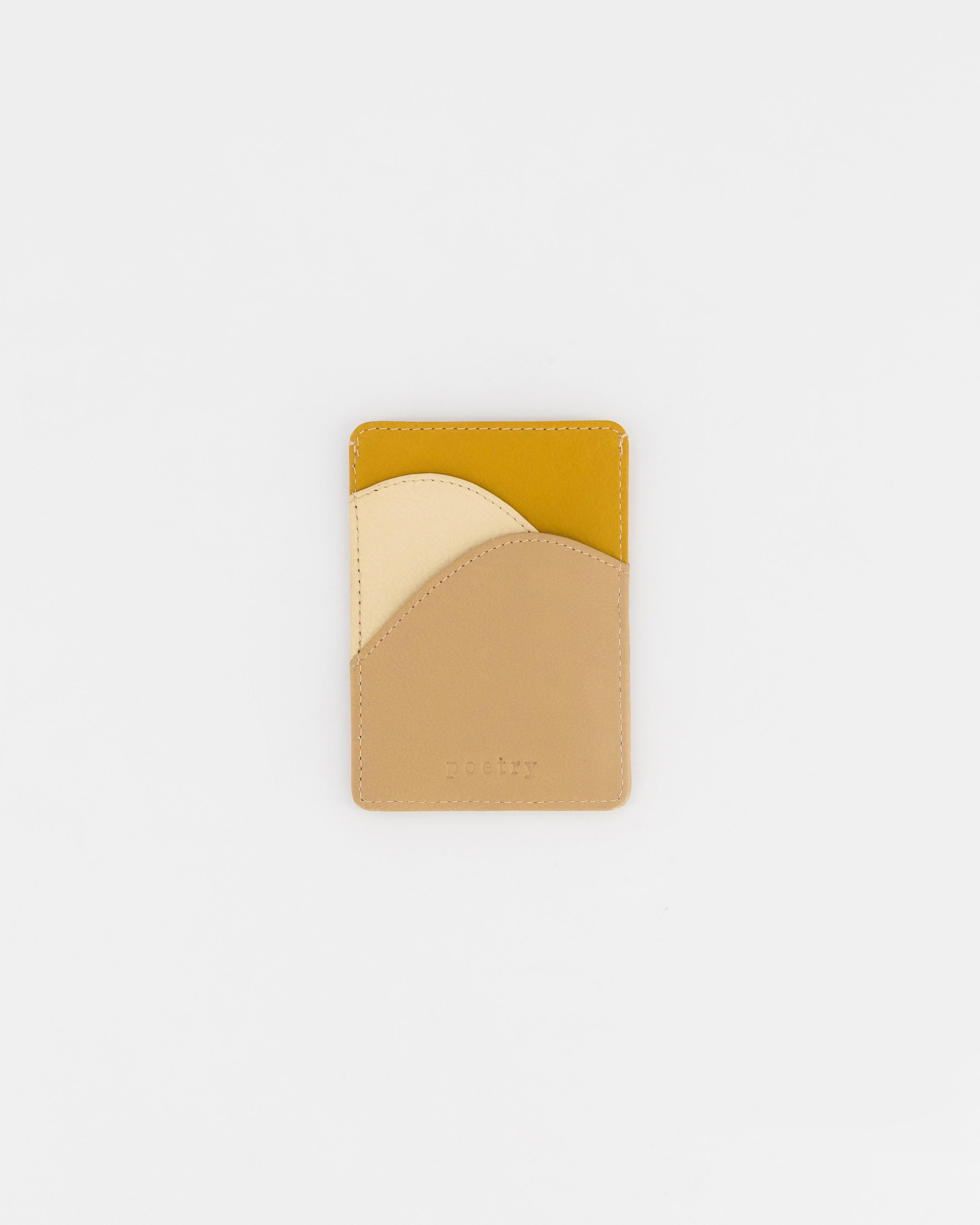 Madina Card Holder  -  Yellow