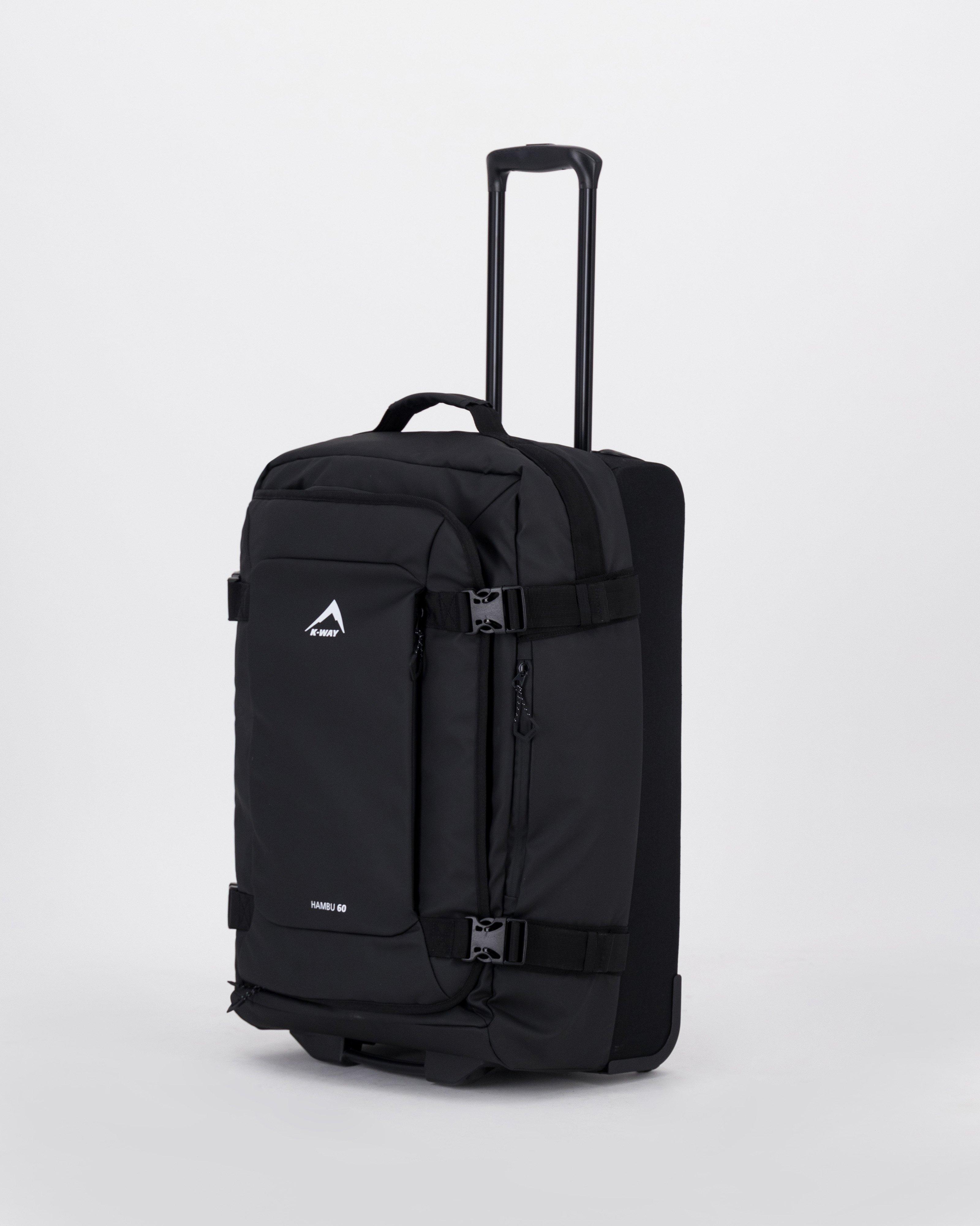 K-Way Hambu 60L Roller Luggage Bag -  Black