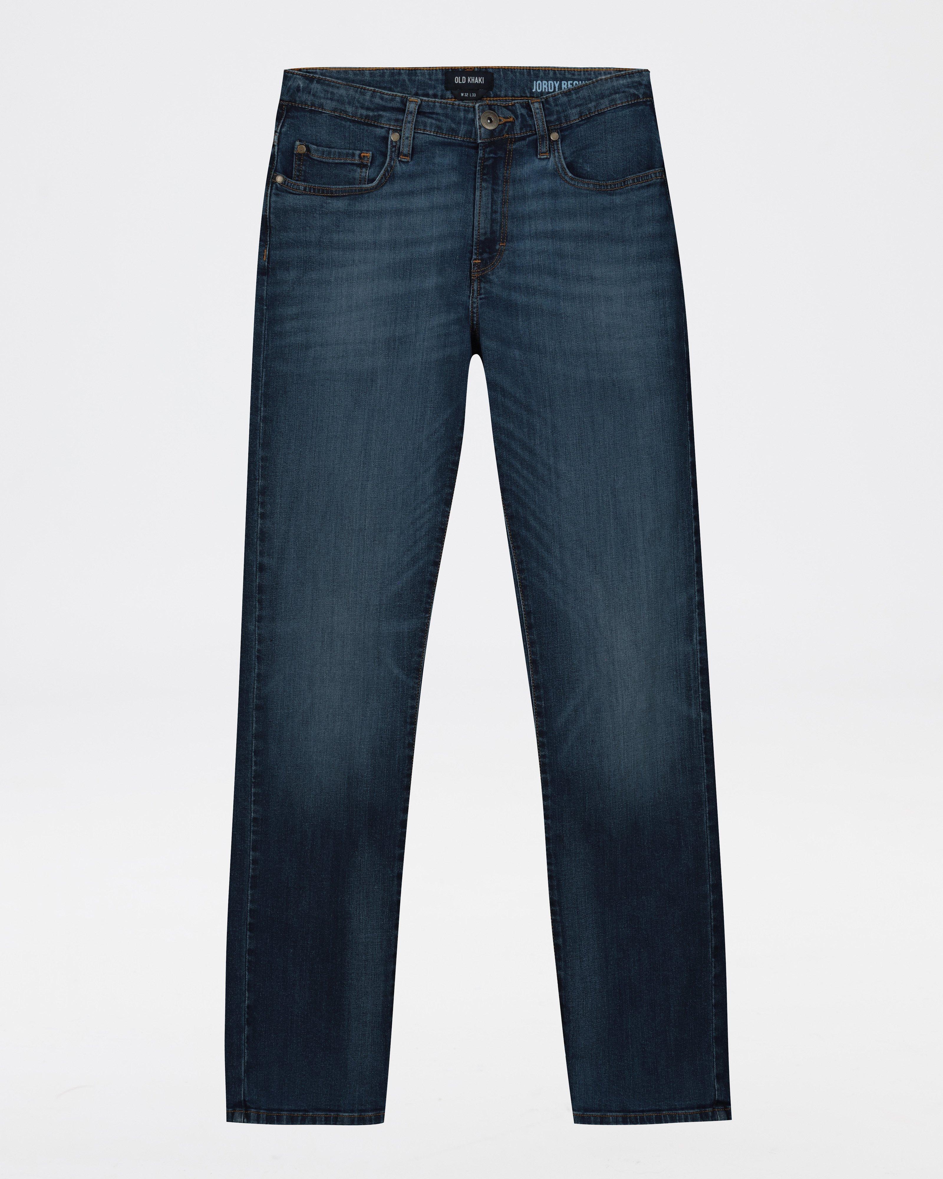 Old Khaki Men’s Jordy Straight Denim Jeans -  Mid Blue