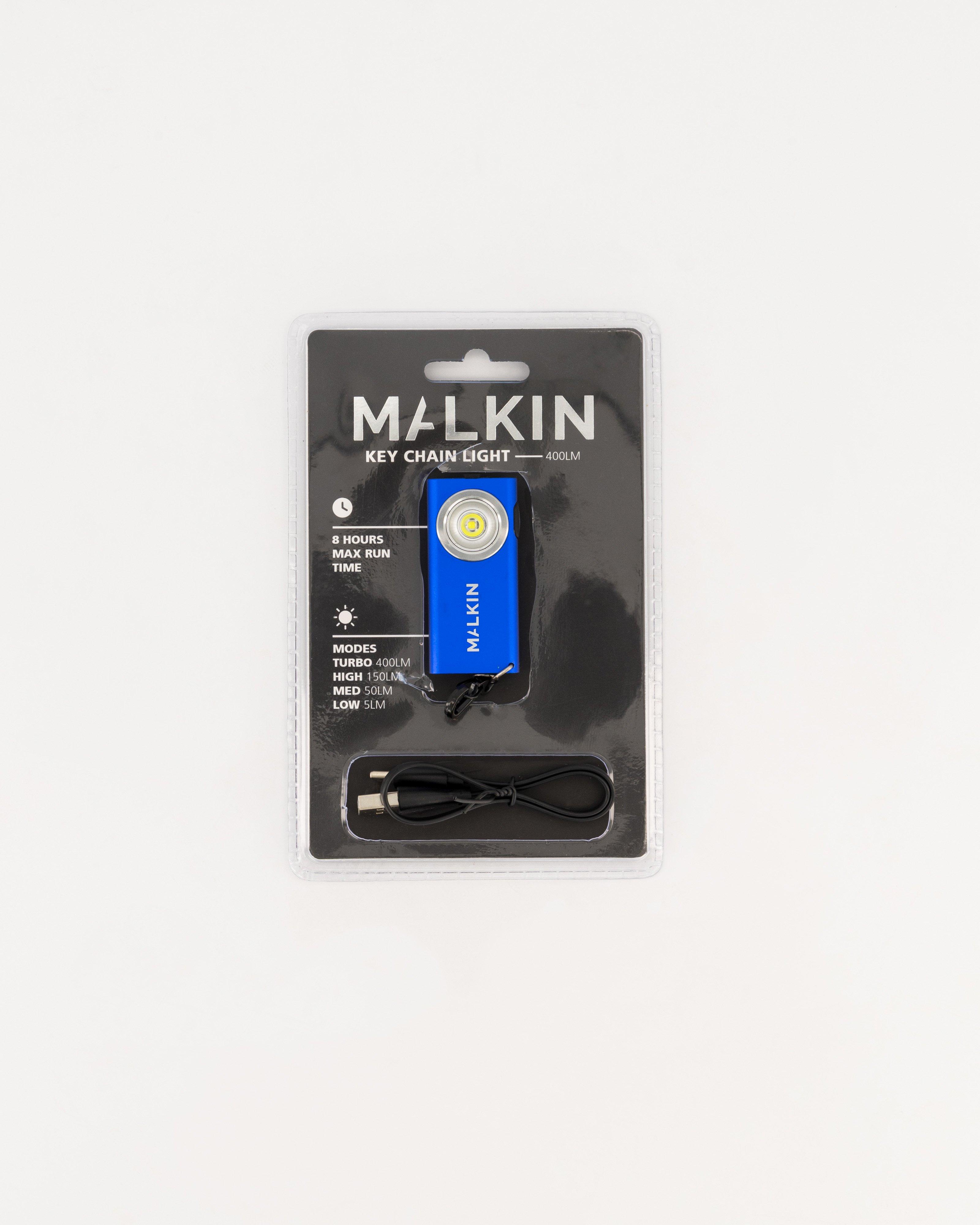 Malkin 400 Lumen R-Charge Key Chain Light -  Blue