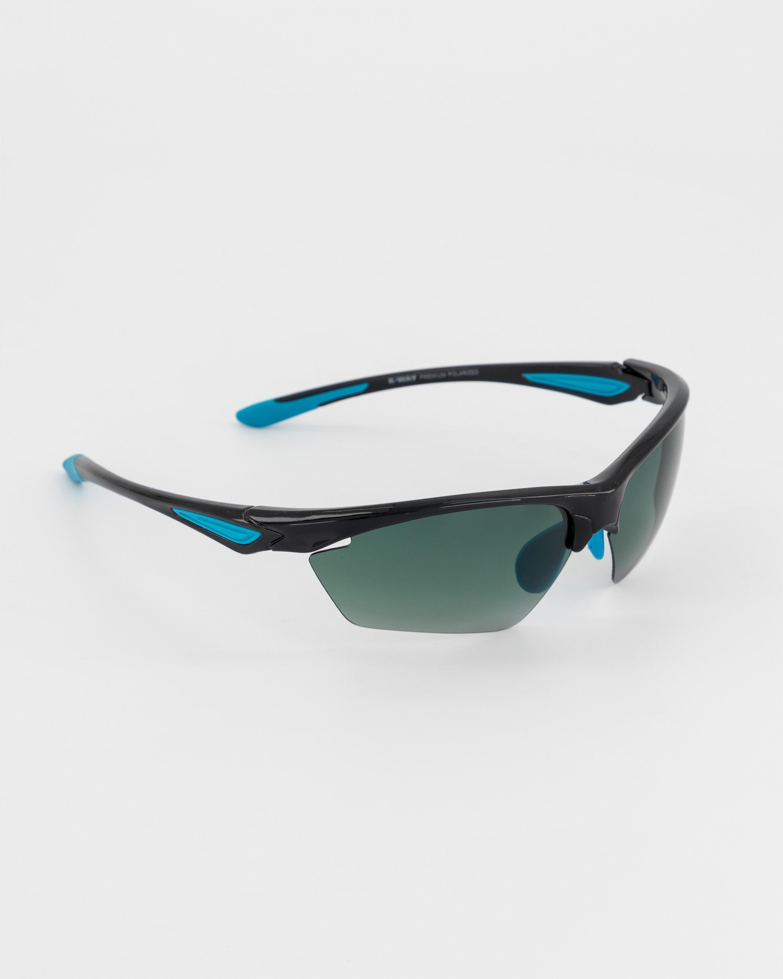 K-Way Half-Rim Lunge Sunglasses -  Blue