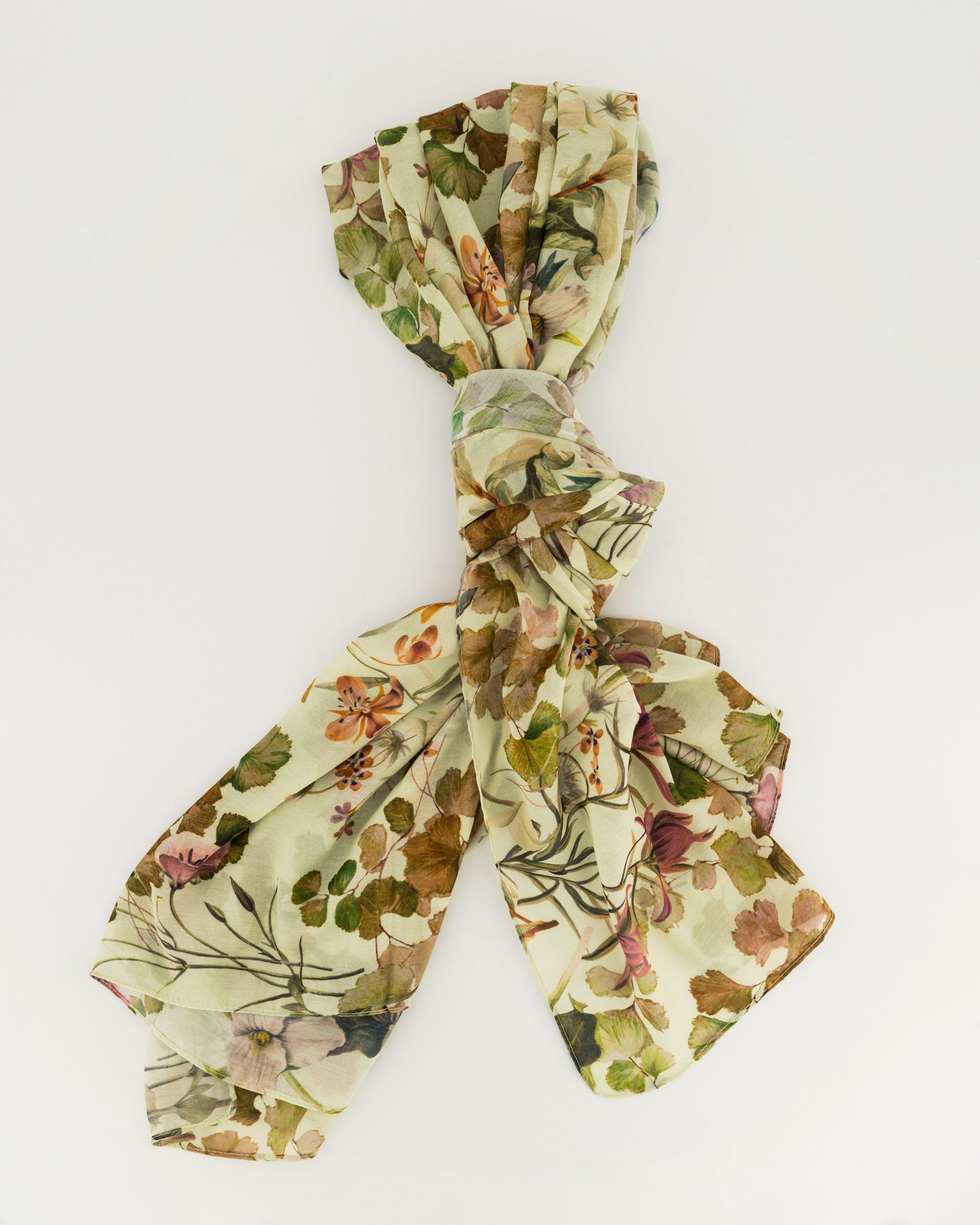 Roxy Floral Print Scarf -  Assorted