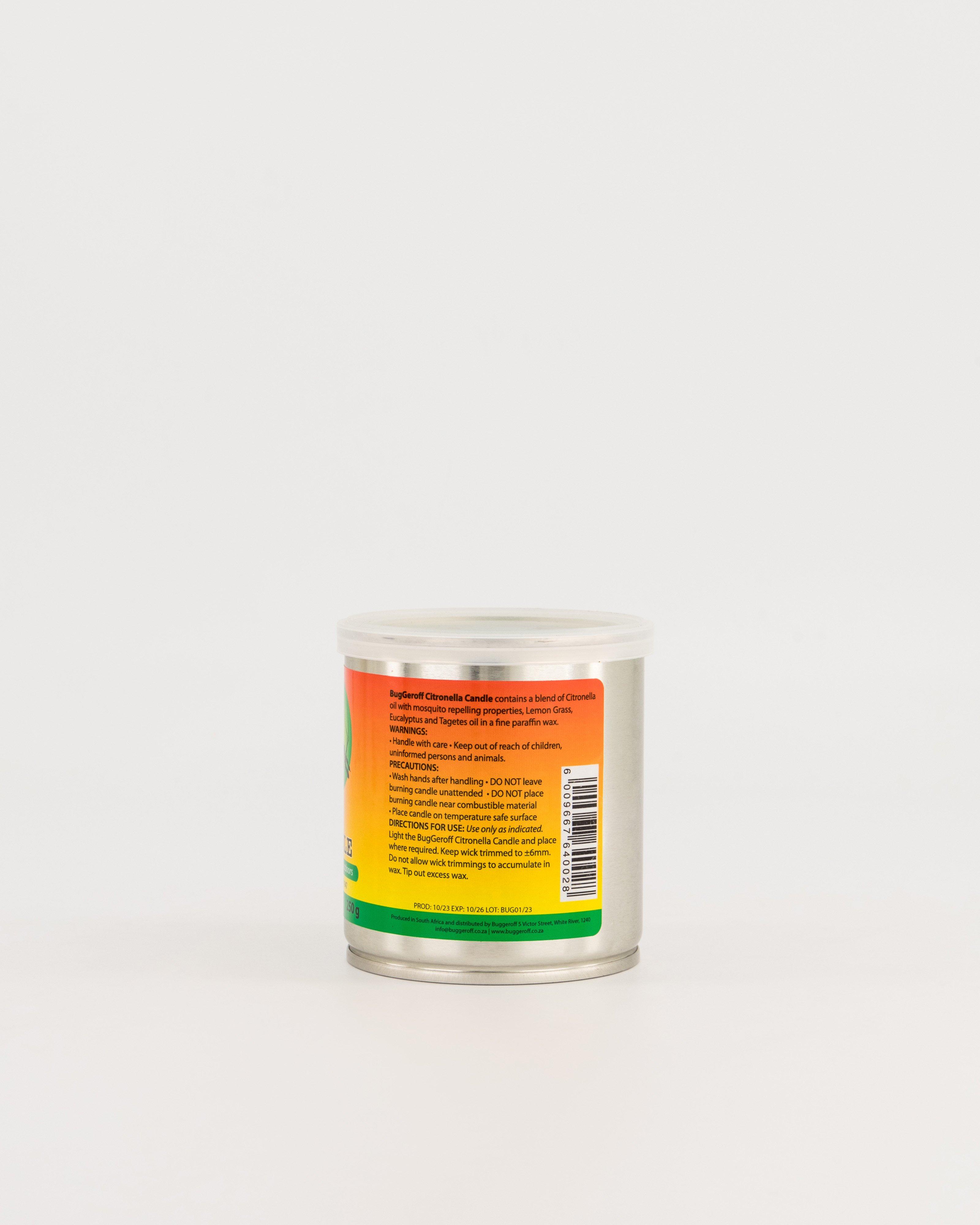 Bugger Off Mosquito Repellent Candle -  No Colour