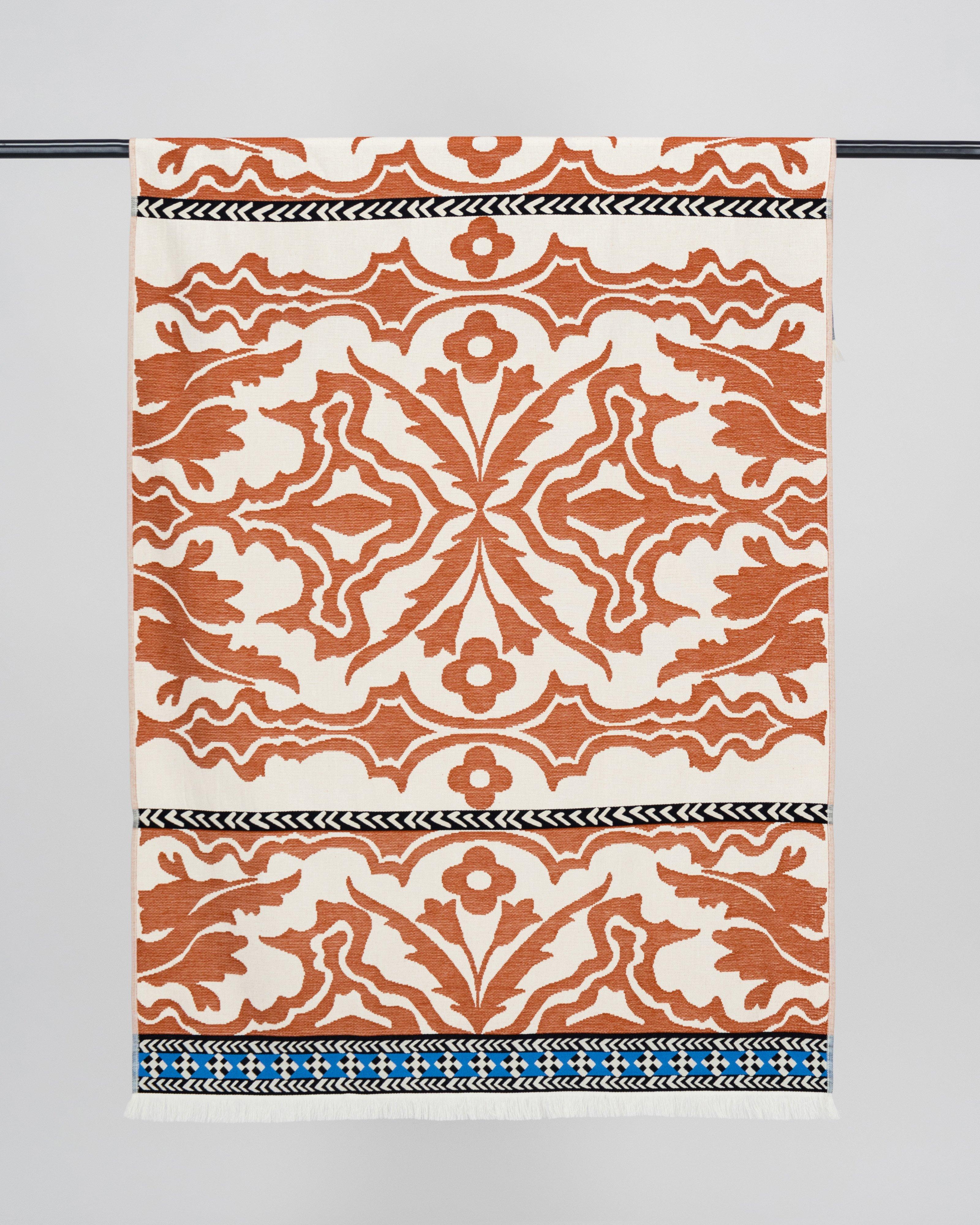 Julia Hamman Beach Towel -  Rust