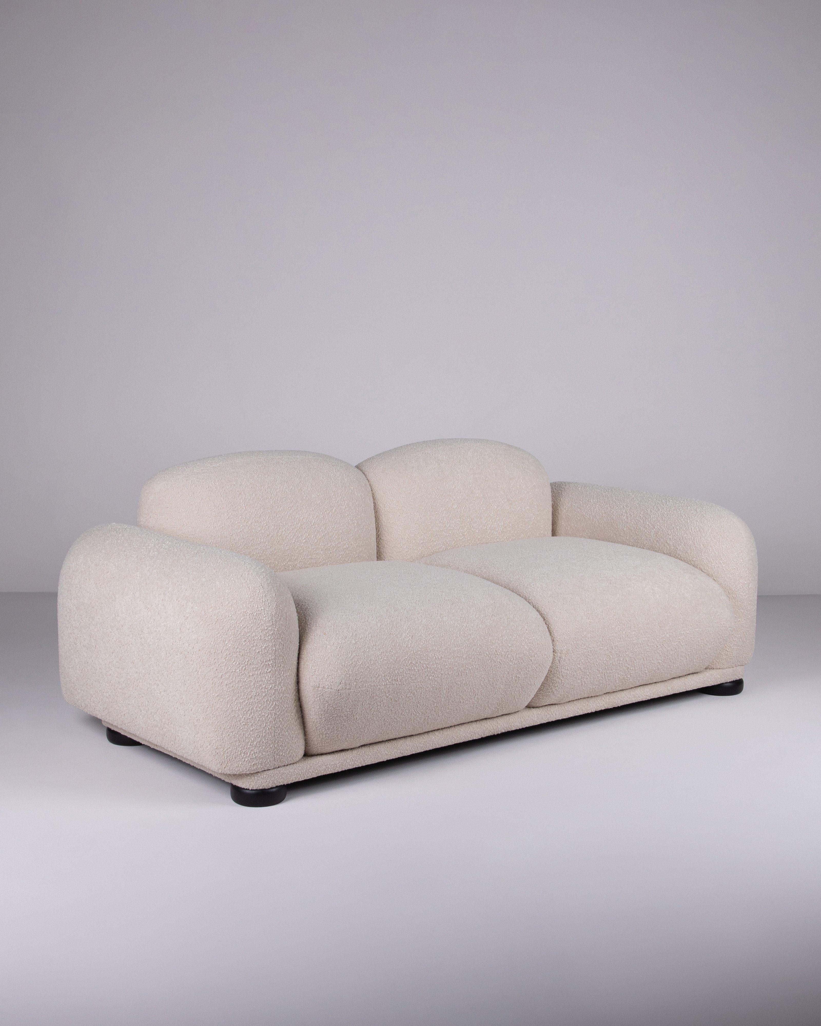 Bubble Boucle 2 Seater -  Stone