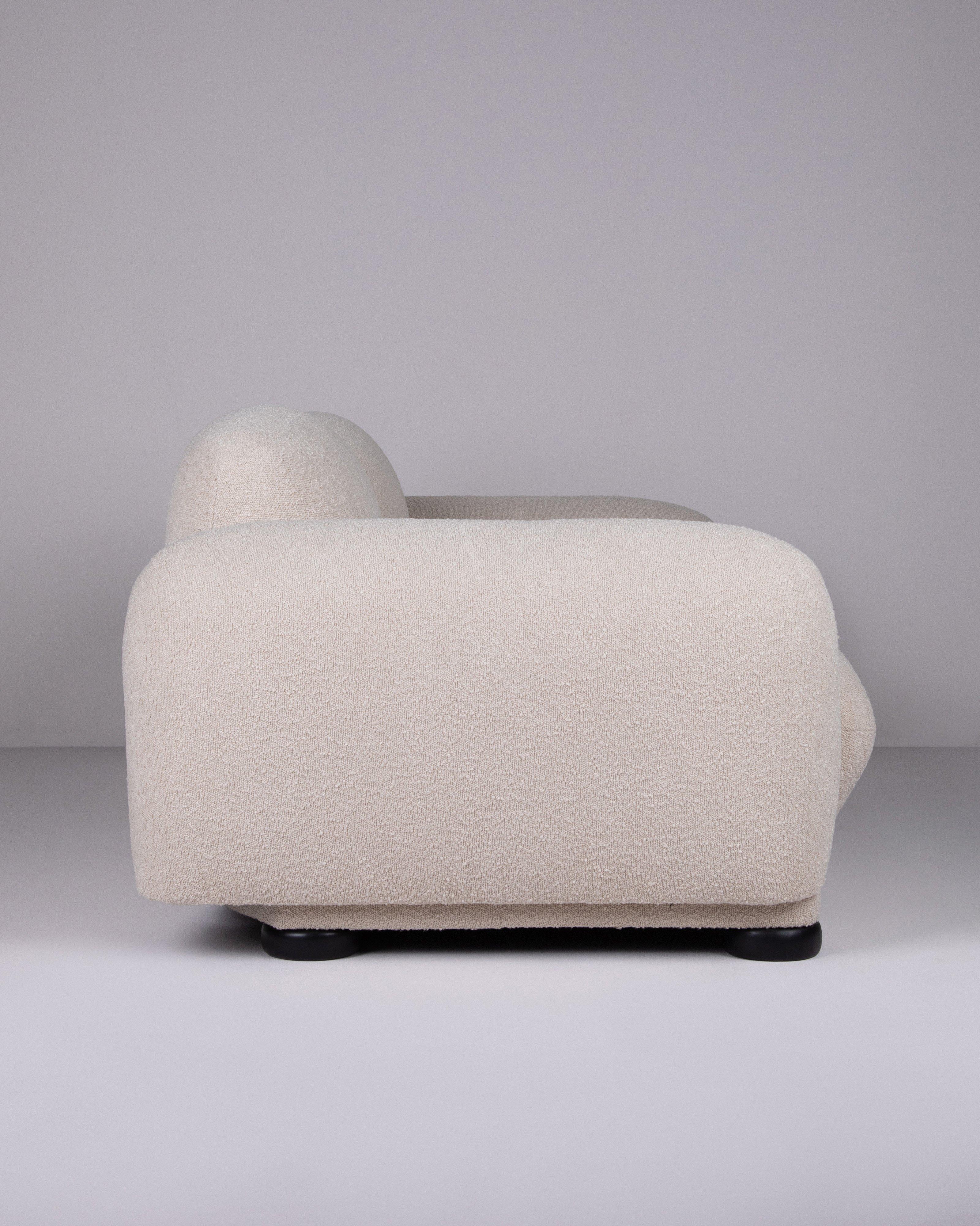 Bubble Boucle 2 Seater -  Stone