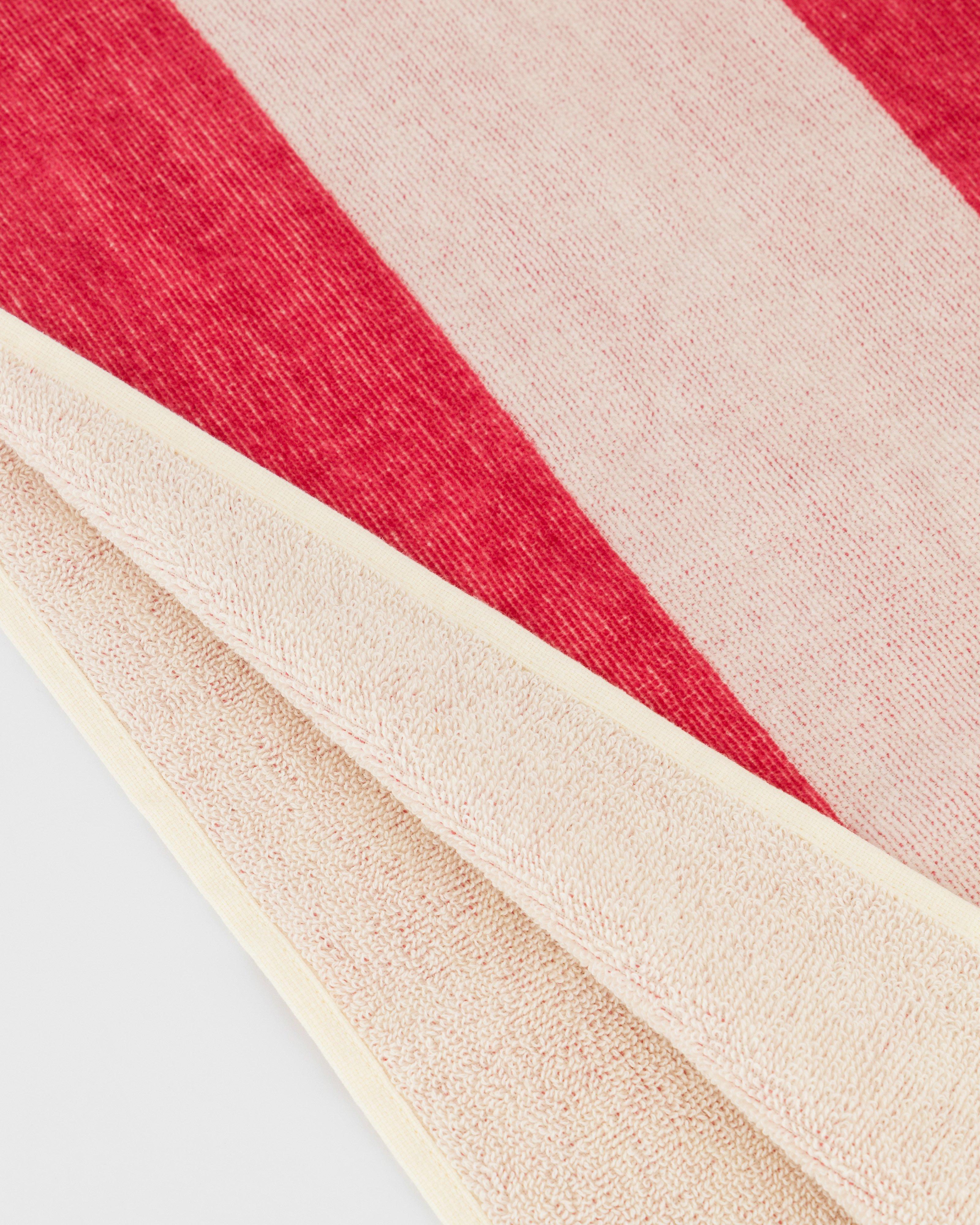 Freya Velour Beach Towel -  Pink