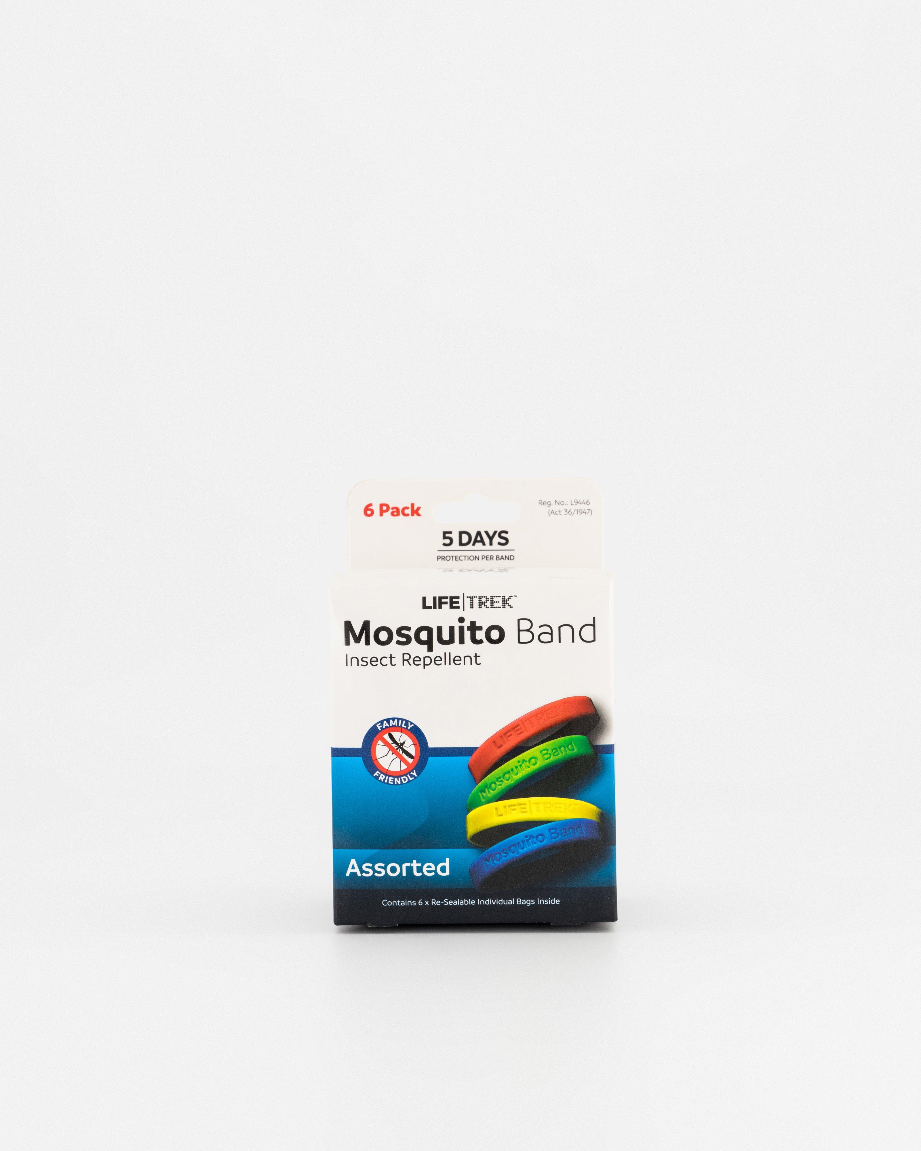 LifeTrek Mosquito Repellent Band - 6 Pack -  No Colour