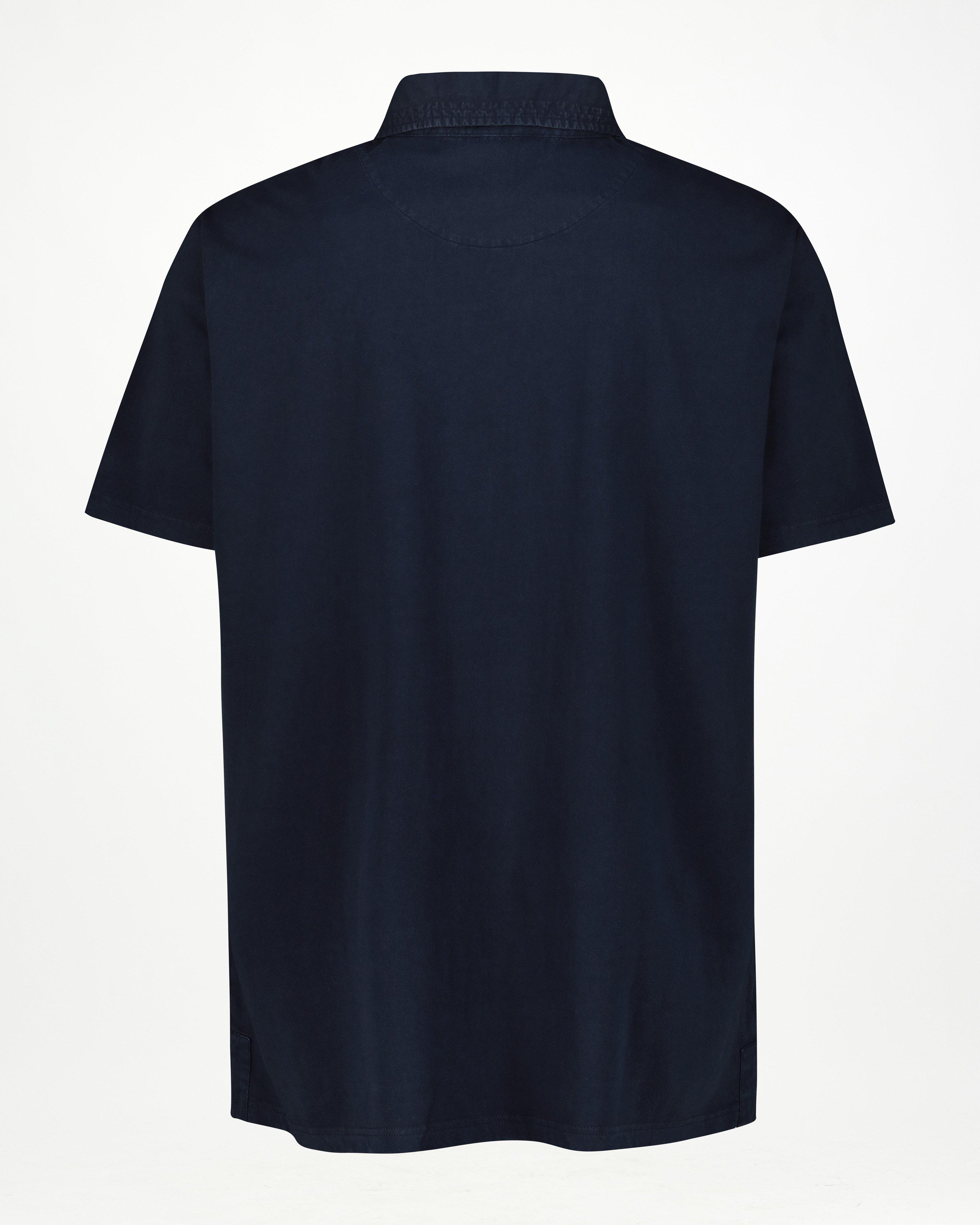 K-Way Elements Men’s Rick Pigment Dye Golfer -  Blue