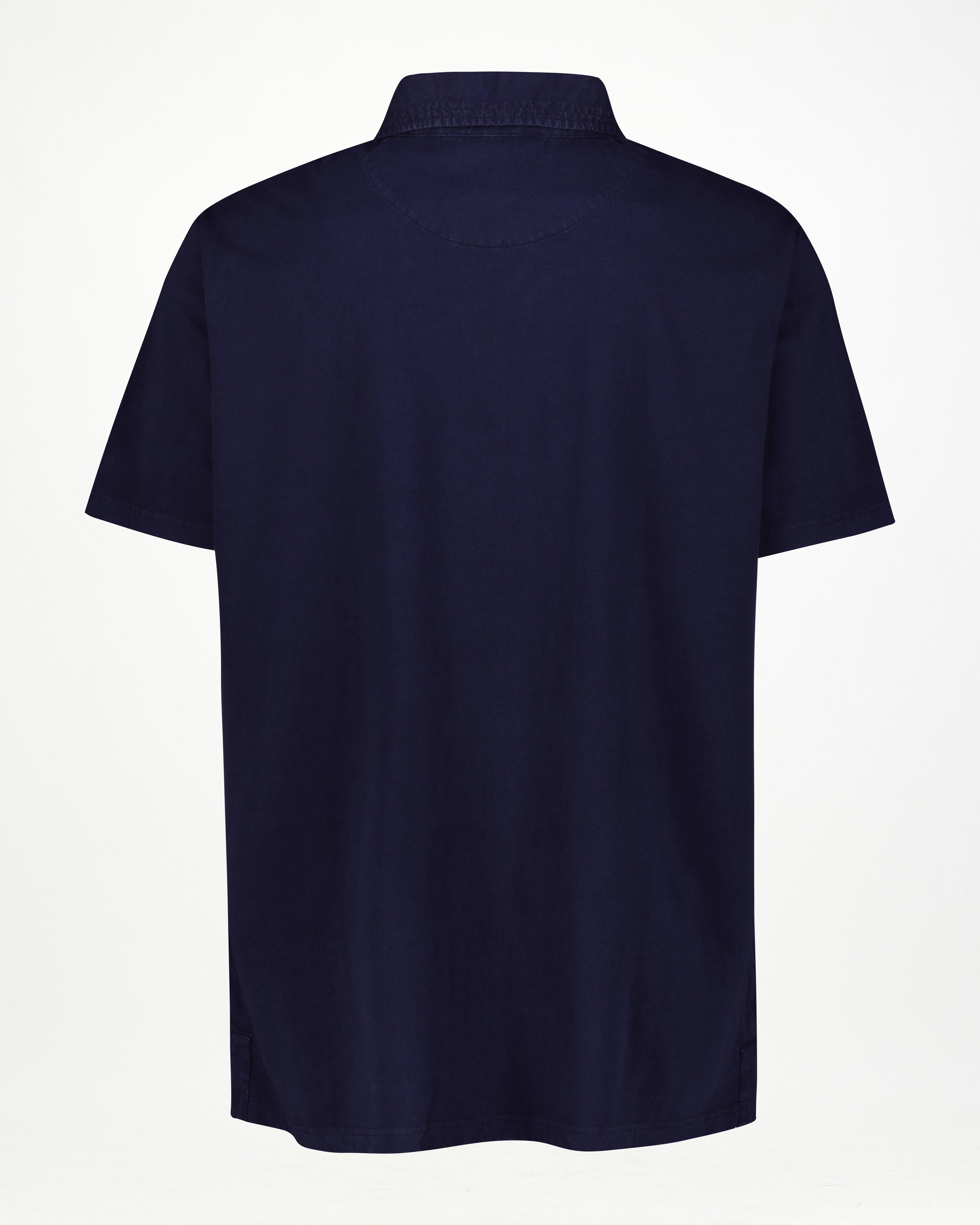 K-Way Elements Men’s Rick Pigment Dye Golfer -  Blue