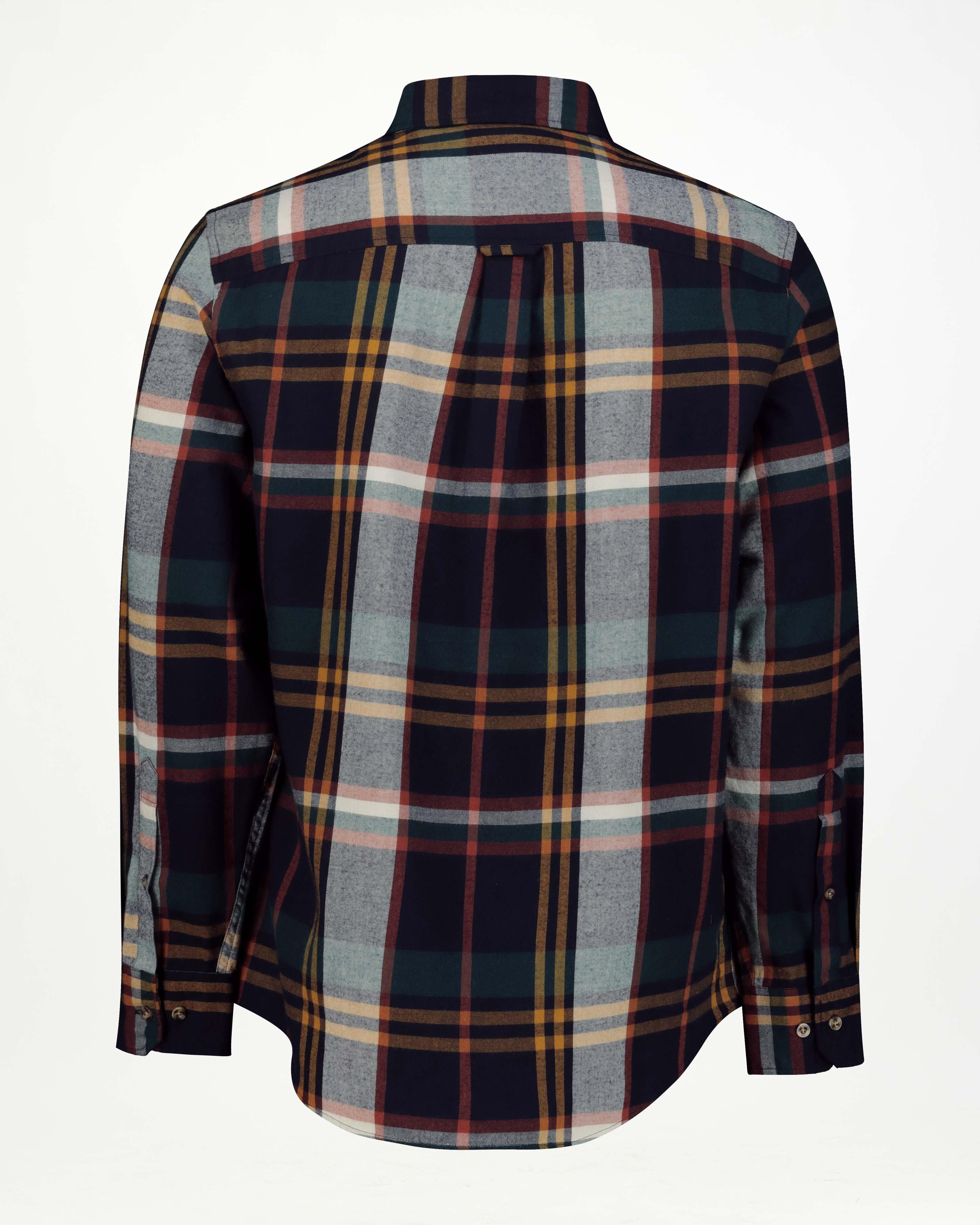 K-Way Elements Men’s Long-Sleeved Flannel Shirt -  Assorted