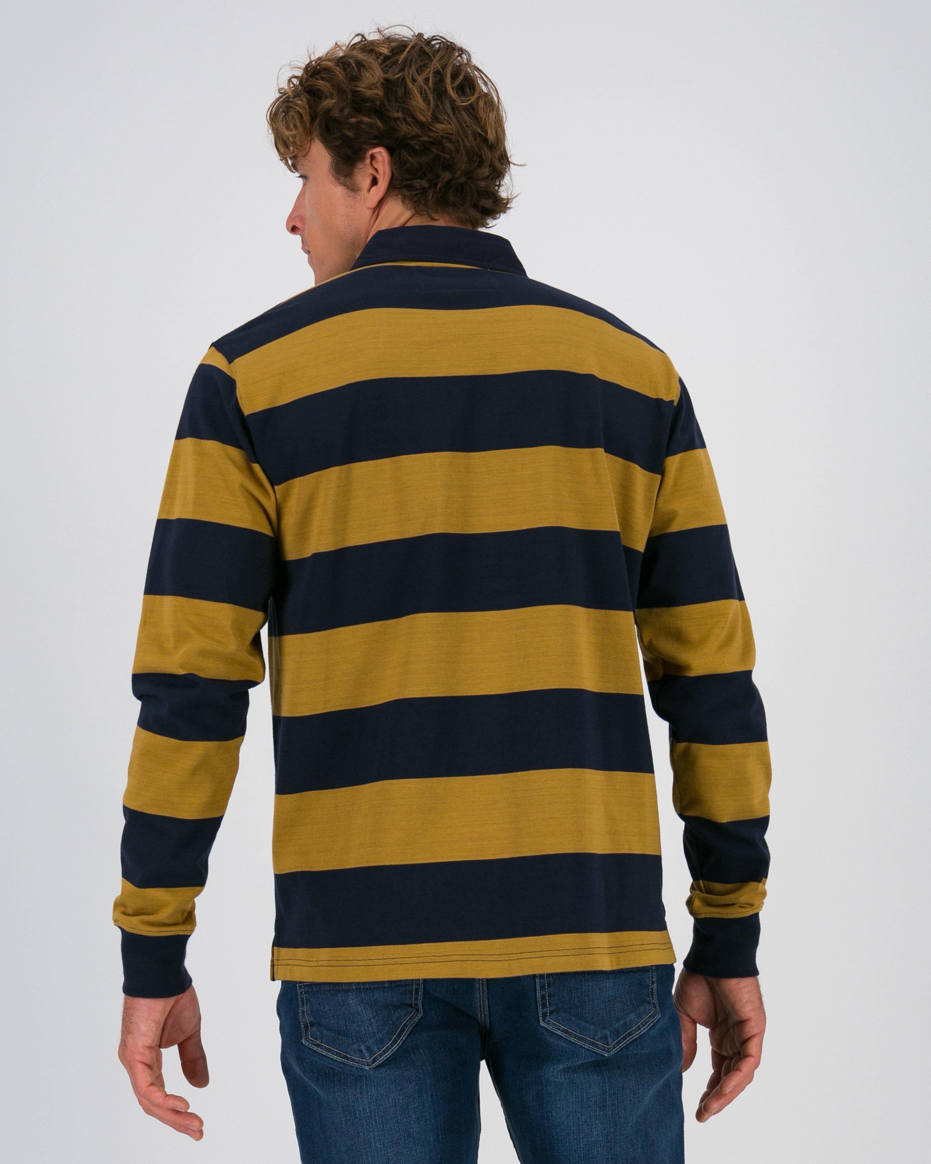 K-Way Elements Men’s Ox Rugby Jersey Top -  Tan