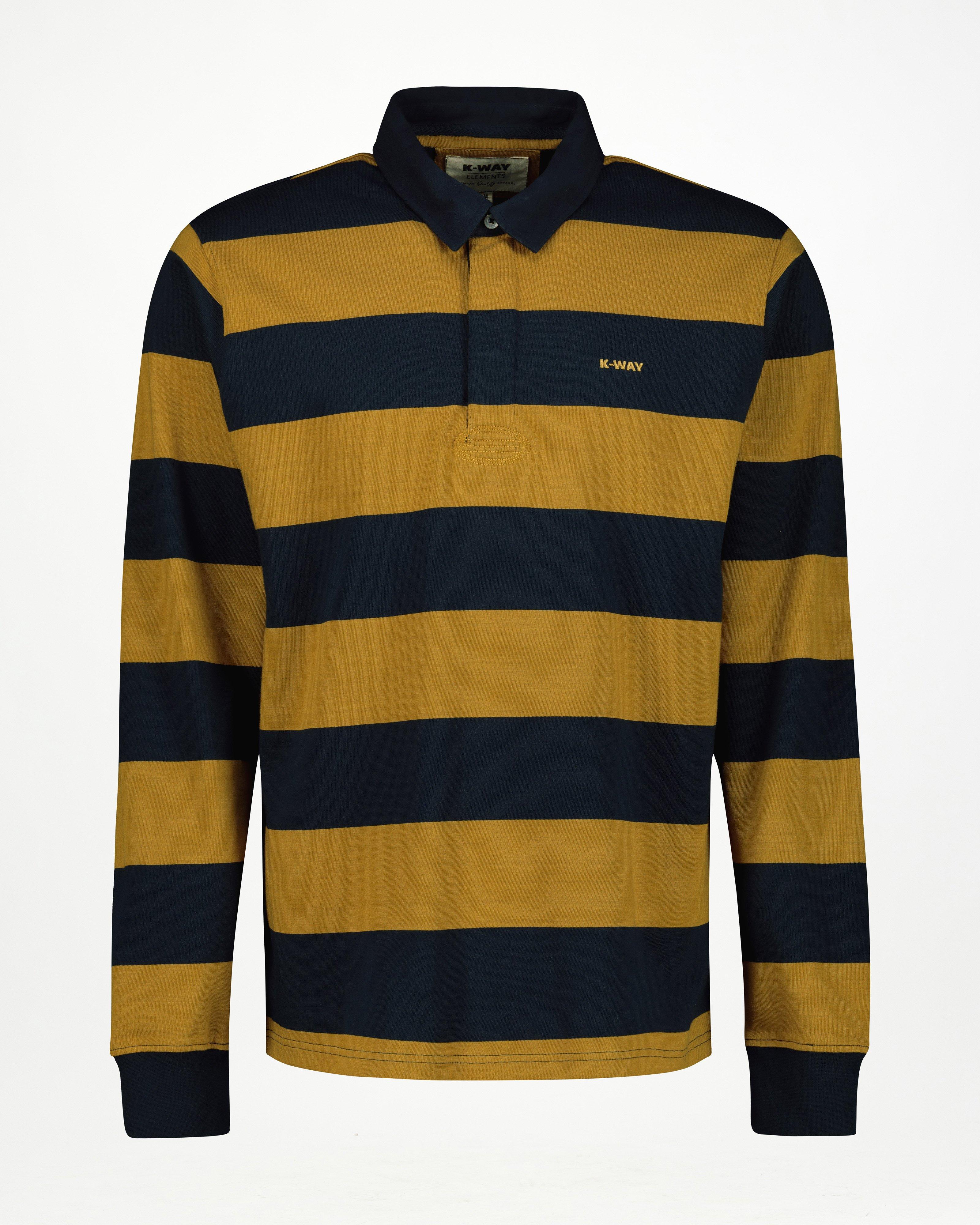 K-Way Elements Men’s Ox Rugby Jersey Top -  Tan
