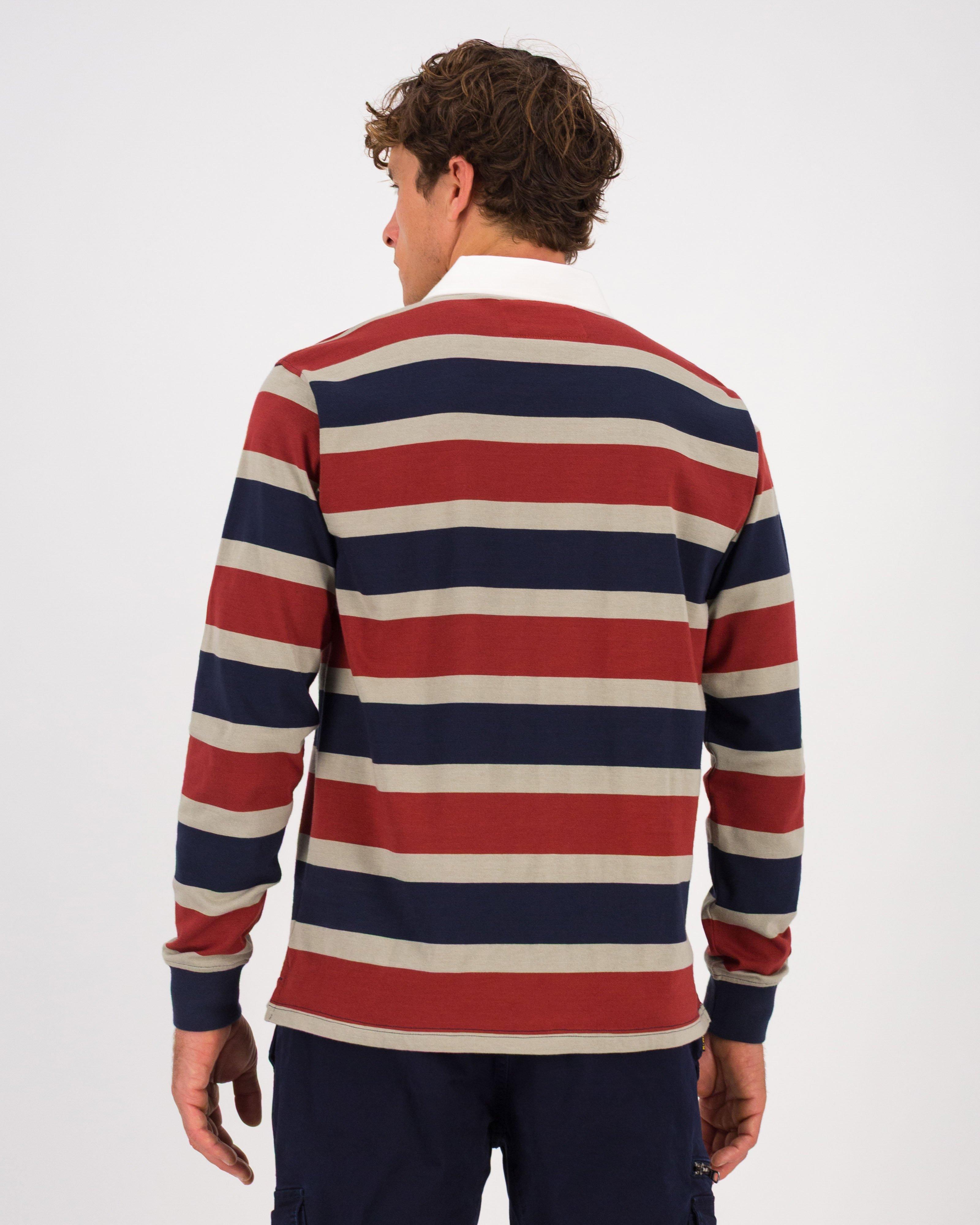 K-Way Elements Men’s Ox Rugby Jersey Top -  Navy