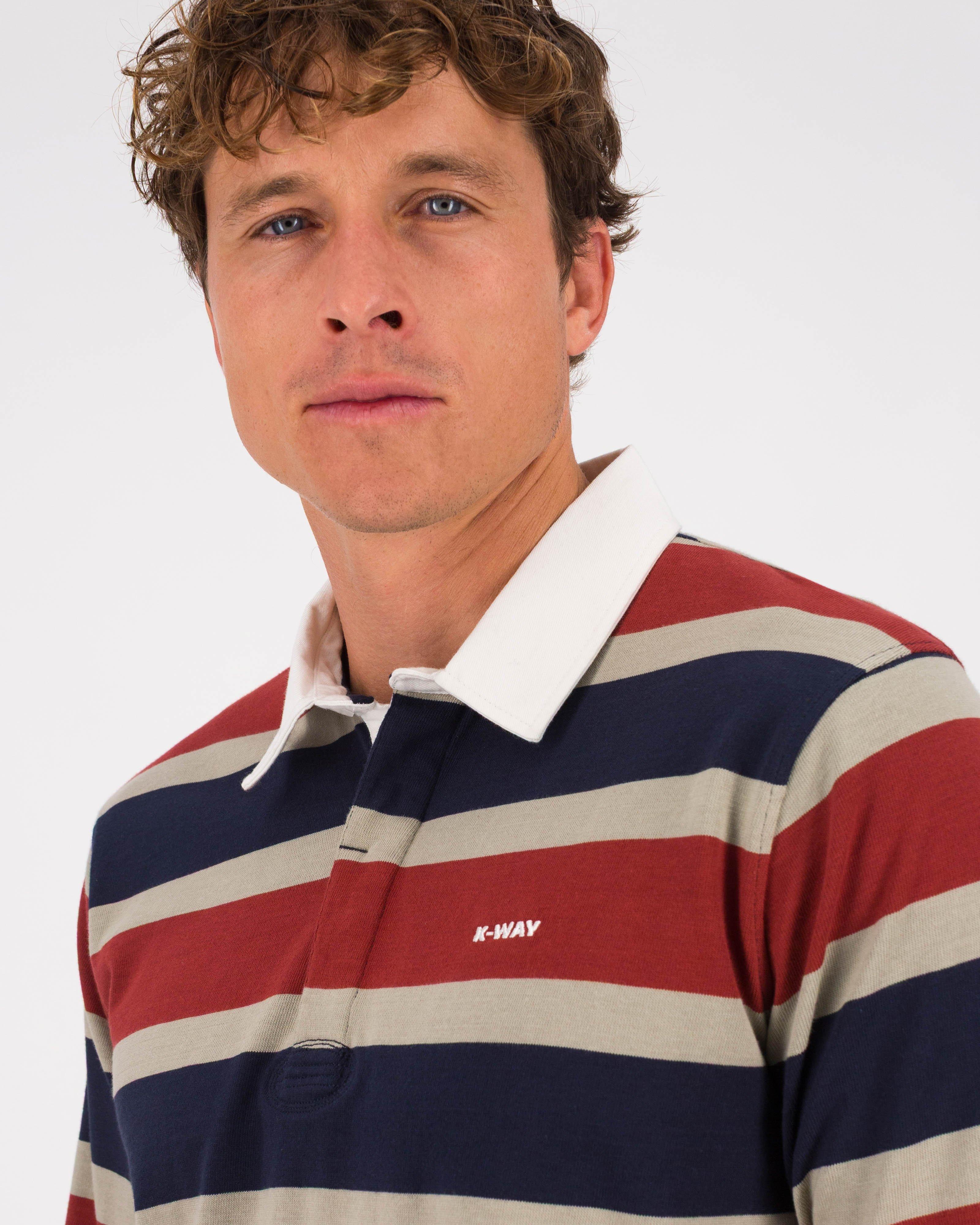 K-Way Elements Men’s Ox Rugby Jersey Top -  Navy
