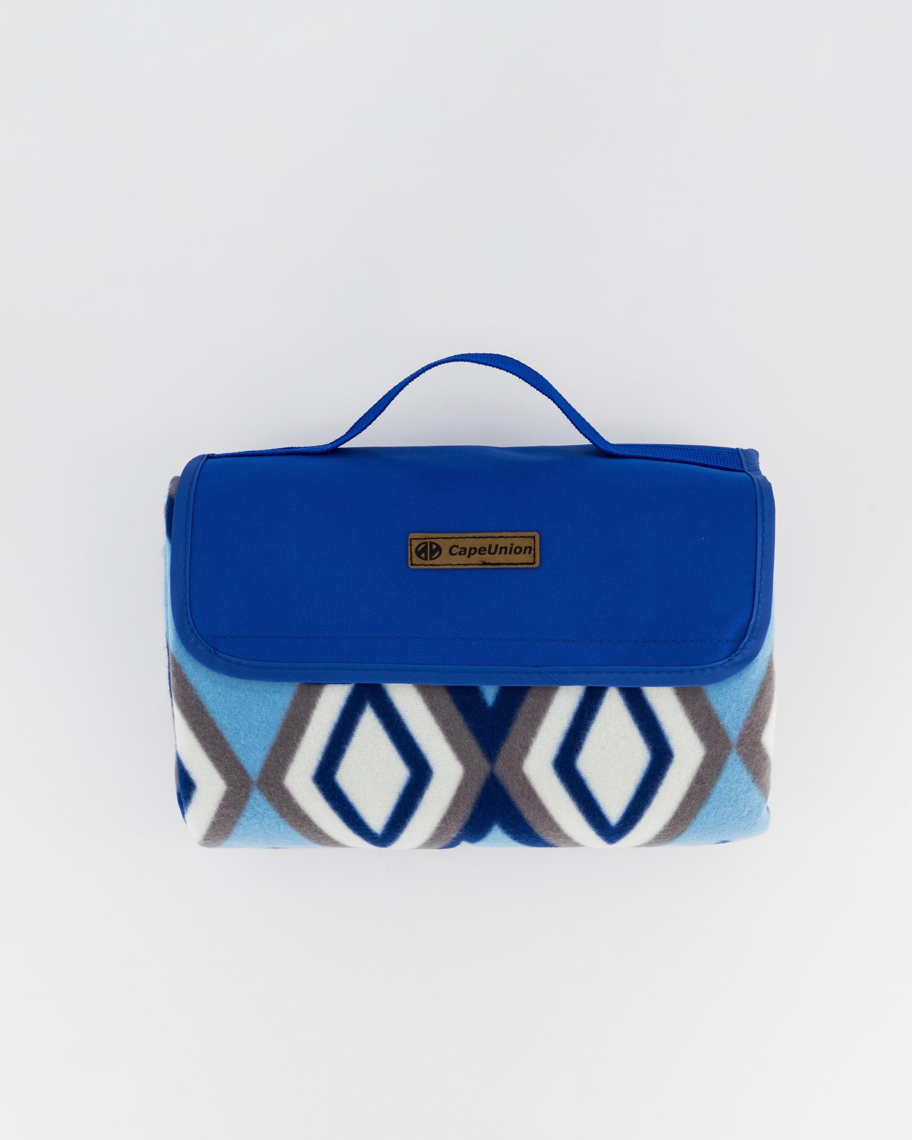 Cape Union Roll-Up Picnic Rug -  Blue