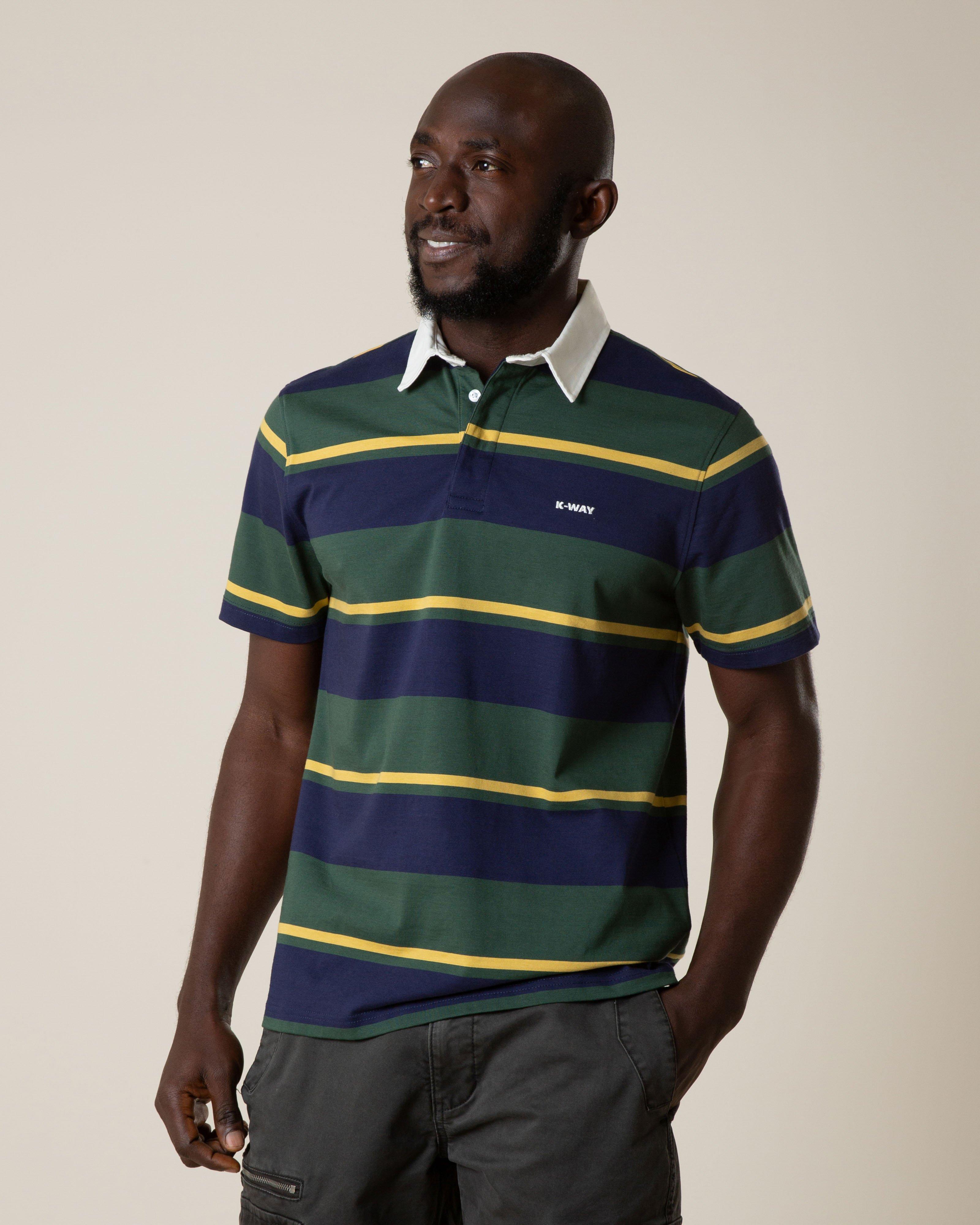 K-Way Elements Men’s Franco Rugger Golf Shirt -  Navy