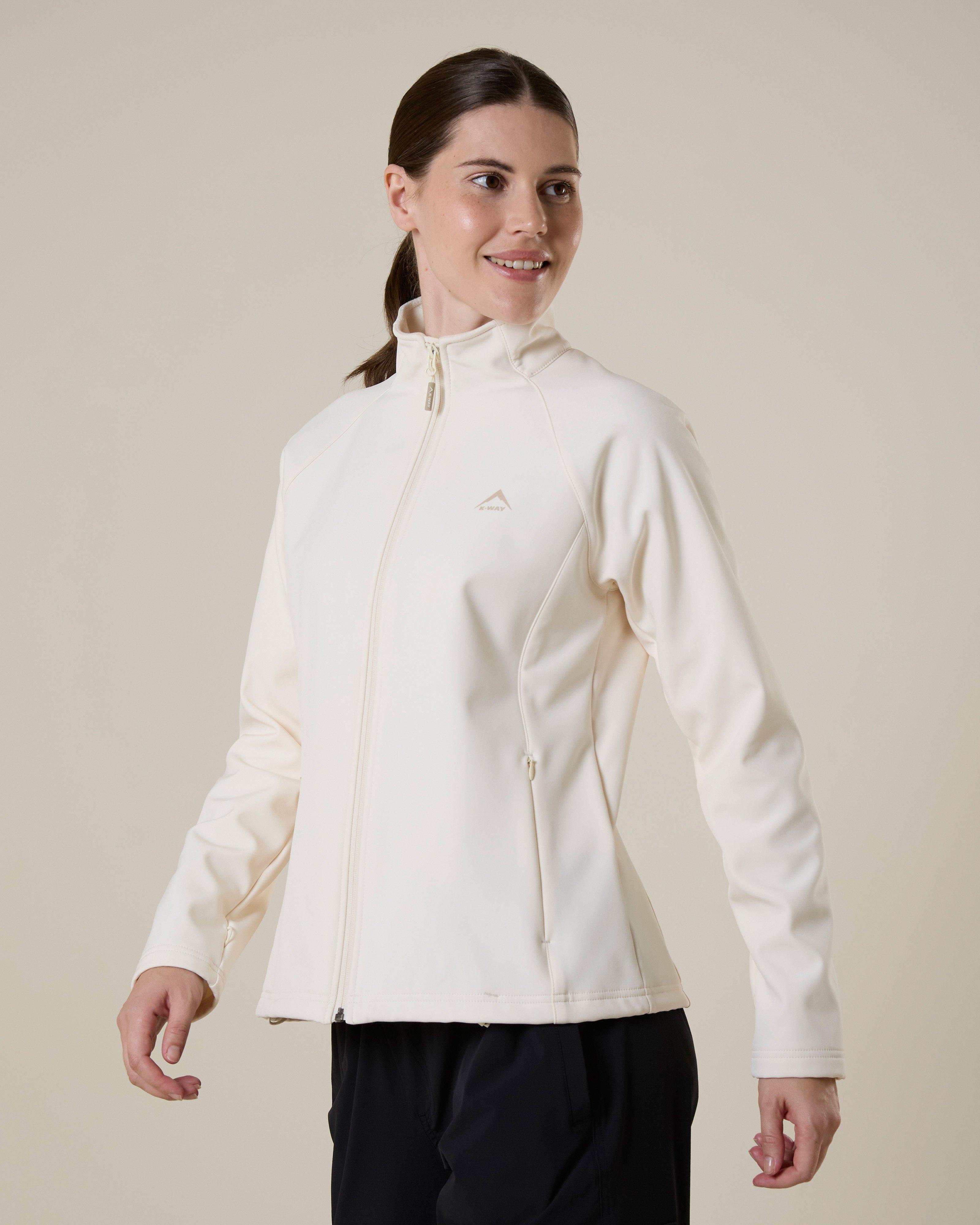 K-Way Women’s Zinnia ECO Softshell Jacket -  Milk