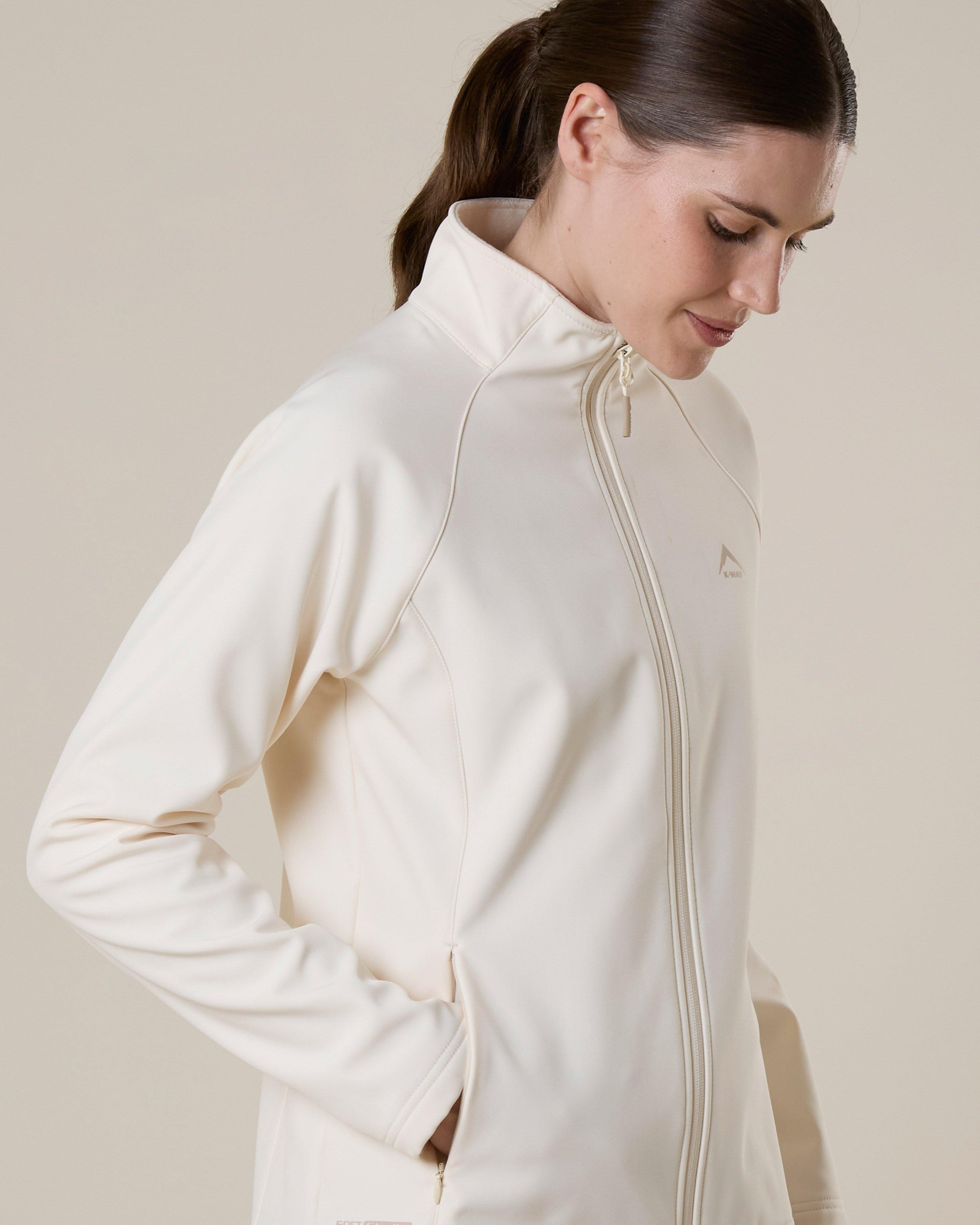 K-Way Women’s Zinnia ECO Softshell Jacket -  Milk