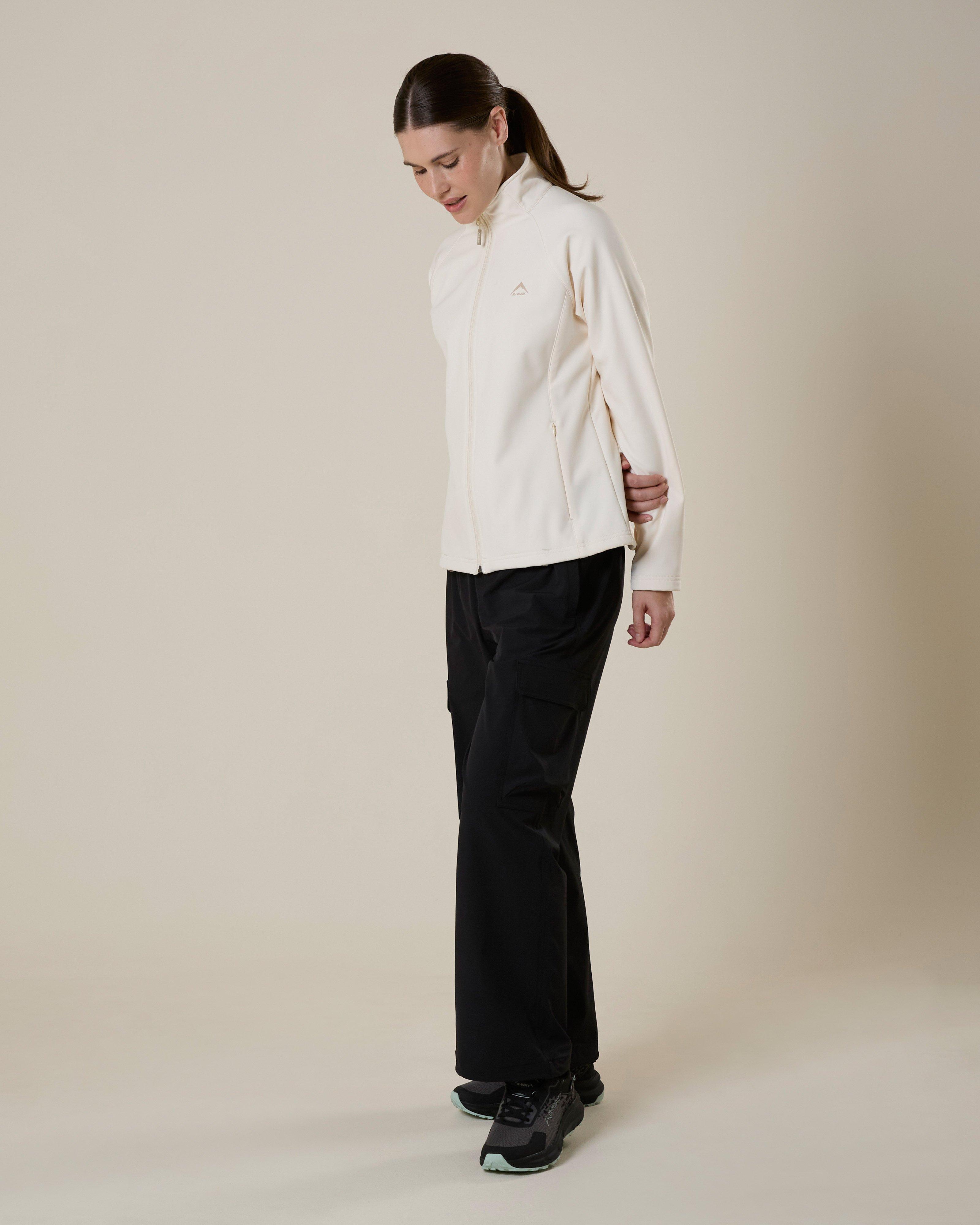 K-Way Women’s Zinnia ECO Softshell Jacket -  Milk