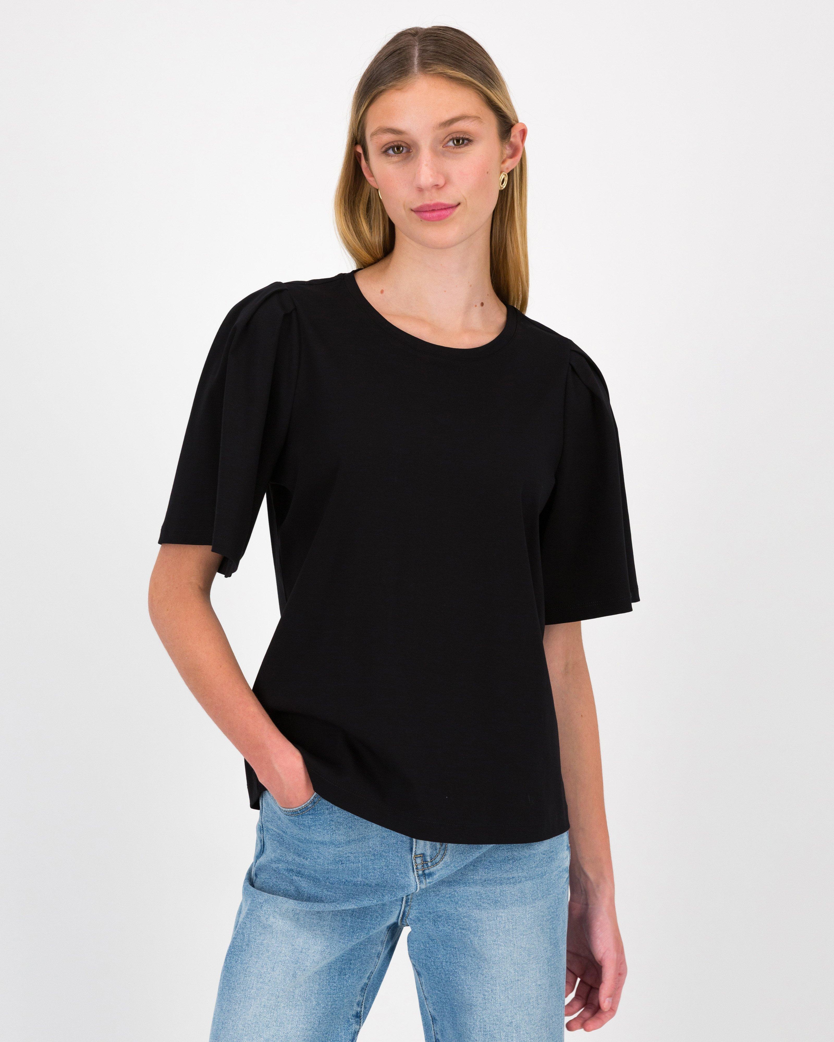 Blanca Knit Top -  Black