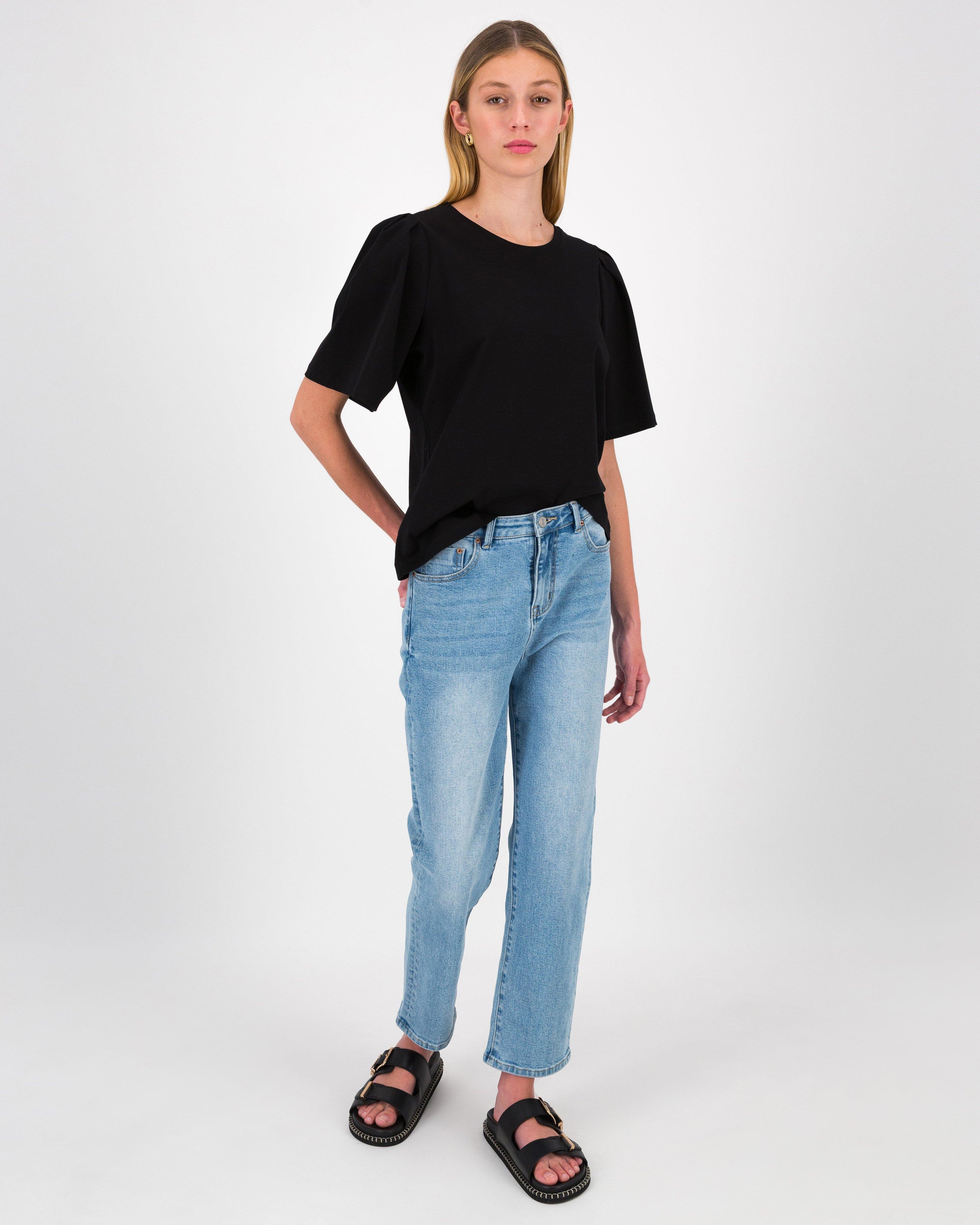 Blanca Knit Top -  Black