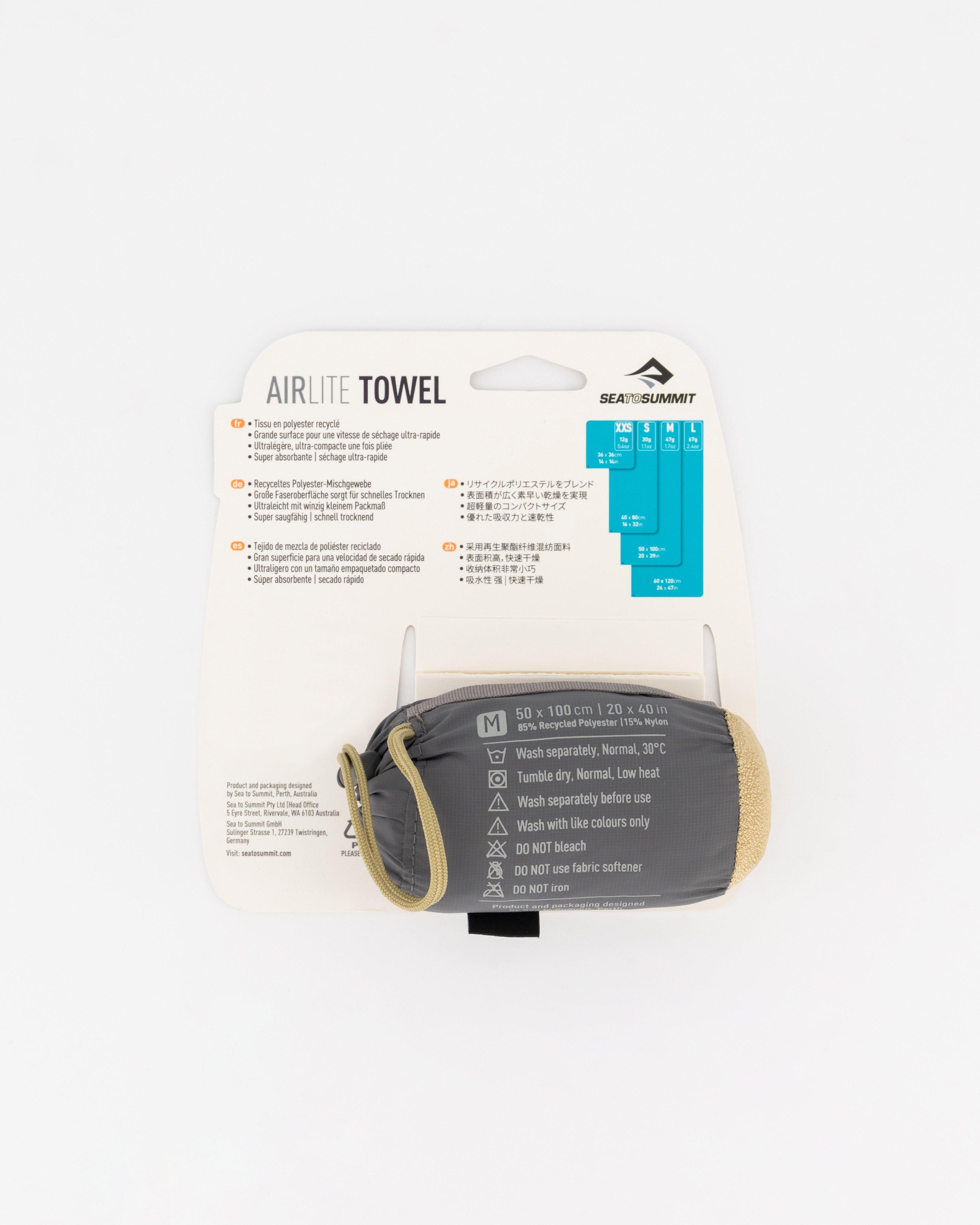 Sea to Summit Airlite  Medium Towel  -  Tan