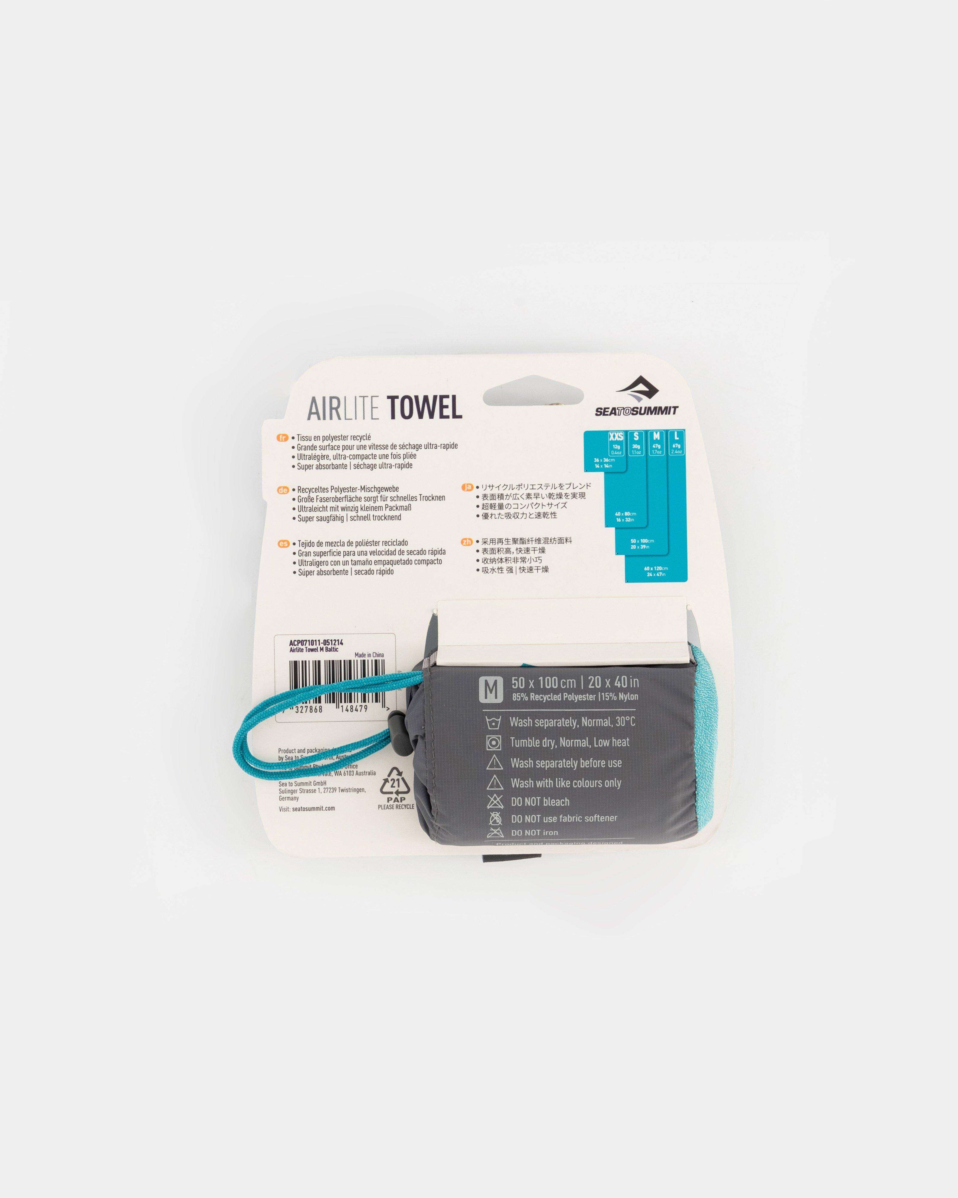 Sea to Summit Airlite  Medium Towel  -  Blue