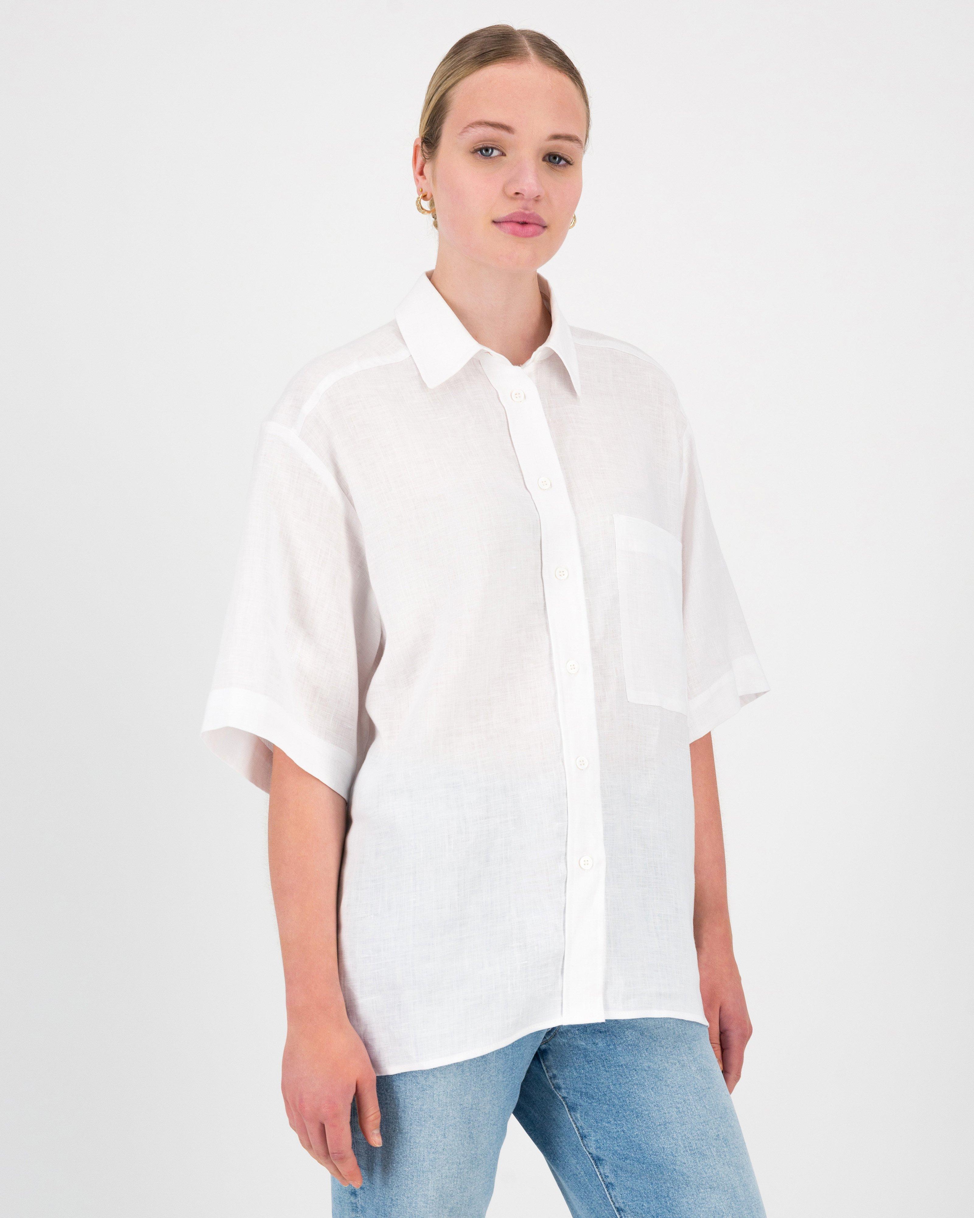 Scott Relaxed Shirt -  White