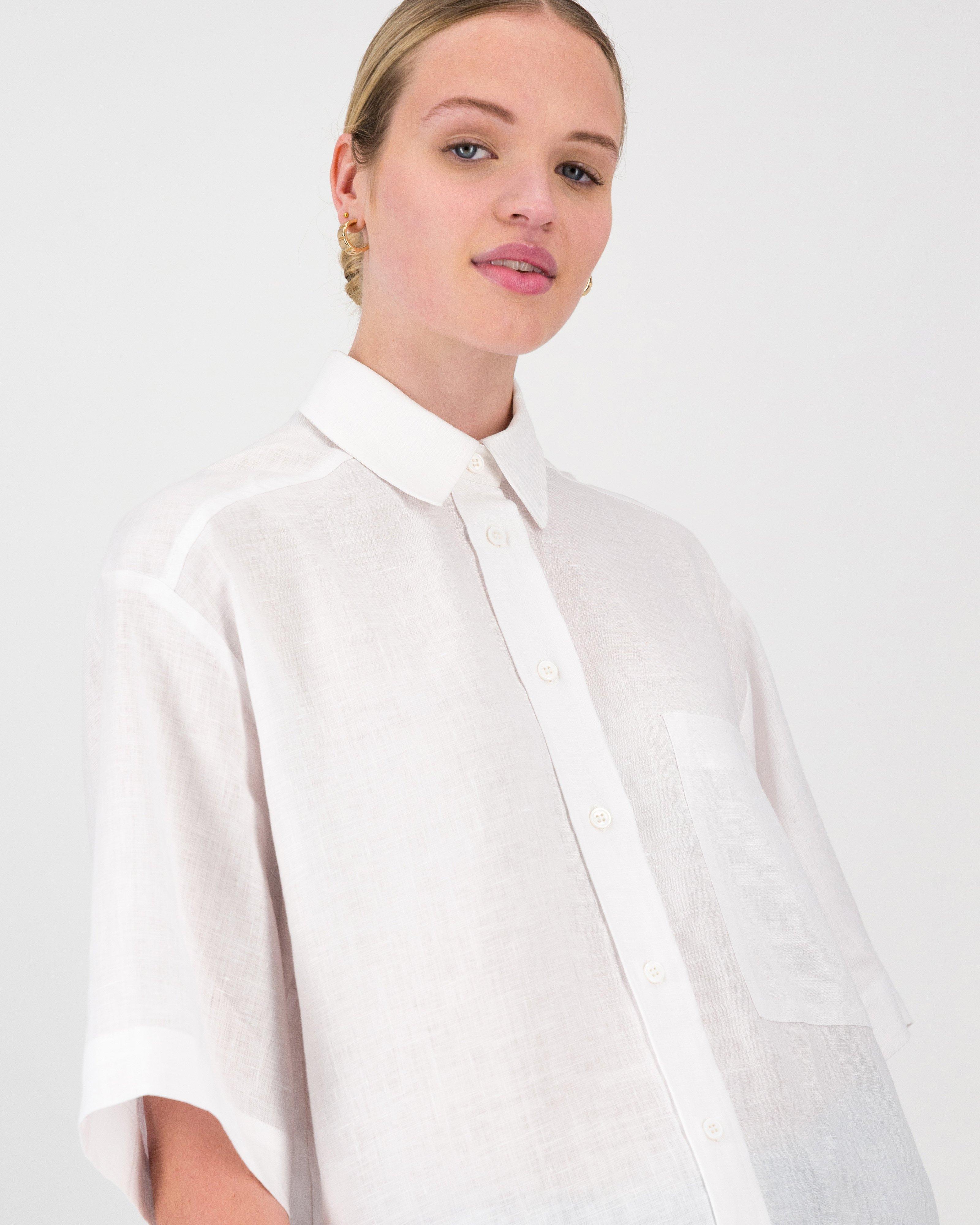 Scott Relaxed Shirt -  White