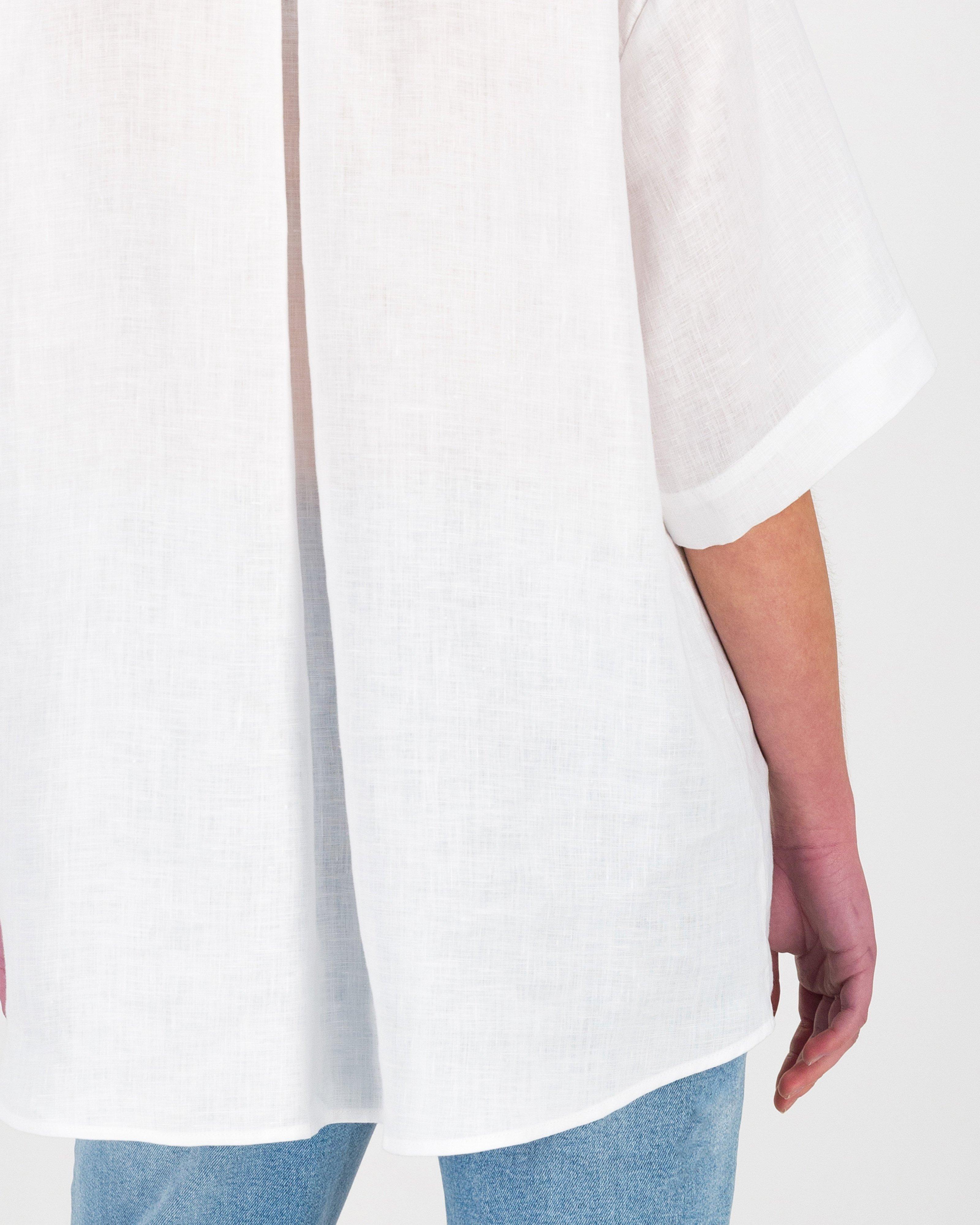 Scott Relaxed Shirt -  White