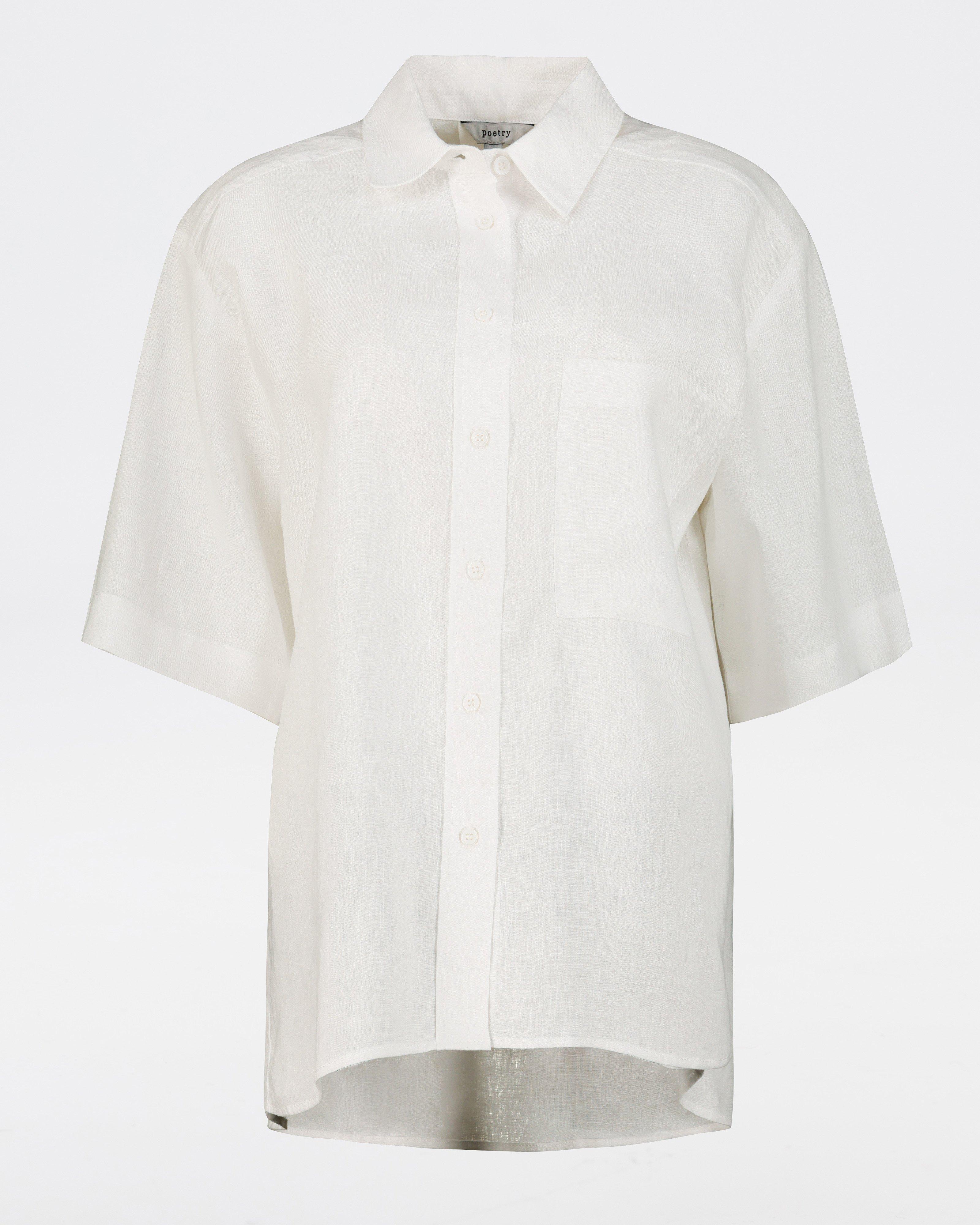 Scott Relaxed Shirt -  White