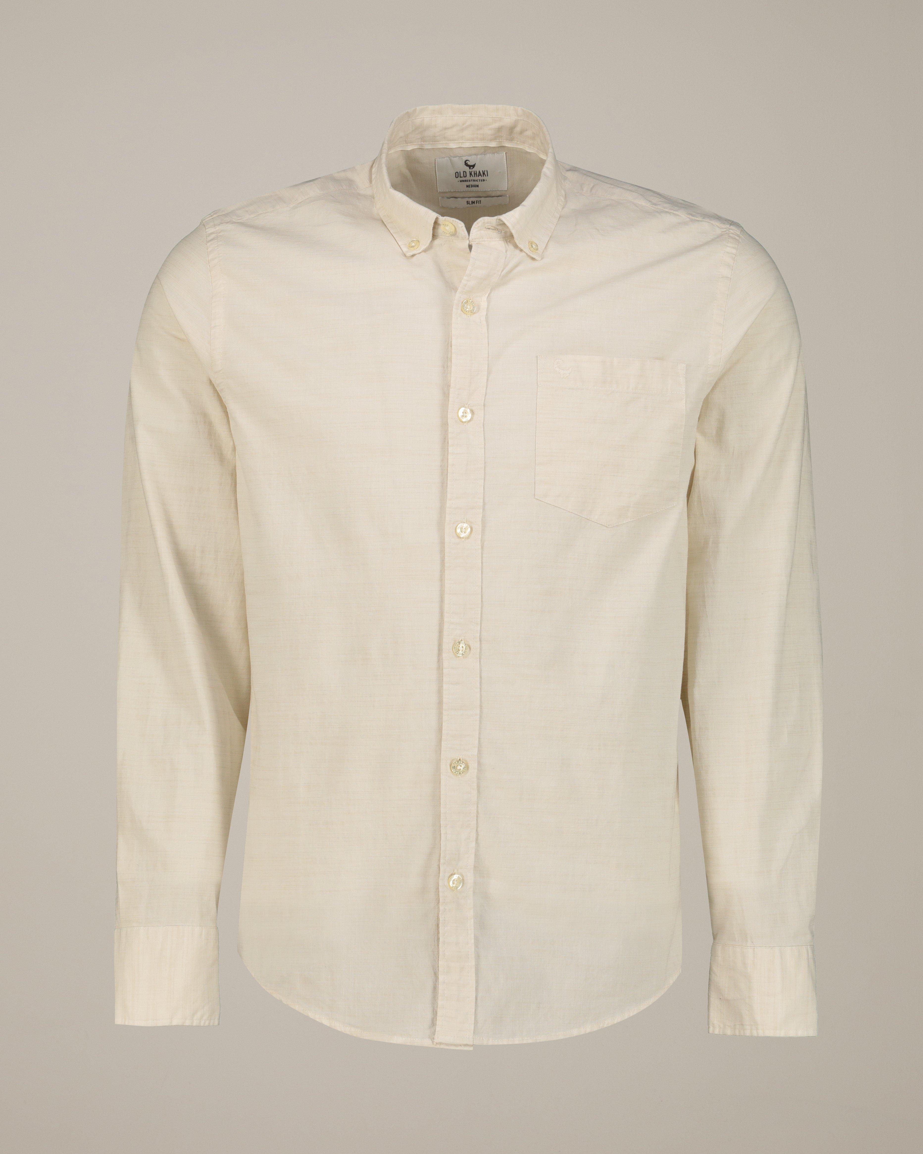Old Khaki Men’s Tyler Textured Shirt -  Stone