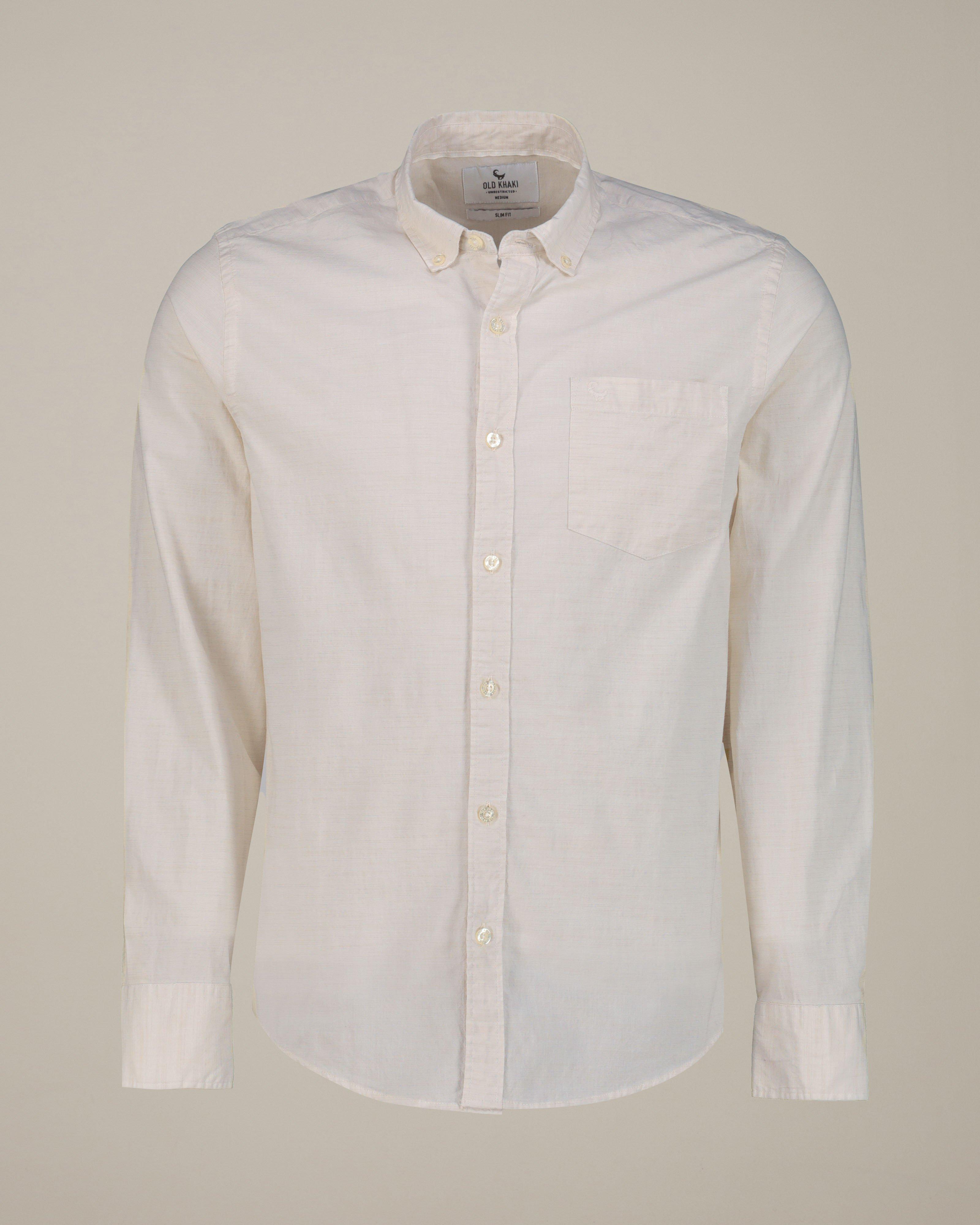 Old Khaki Men’s Tyler Textured Shirt -  Stone