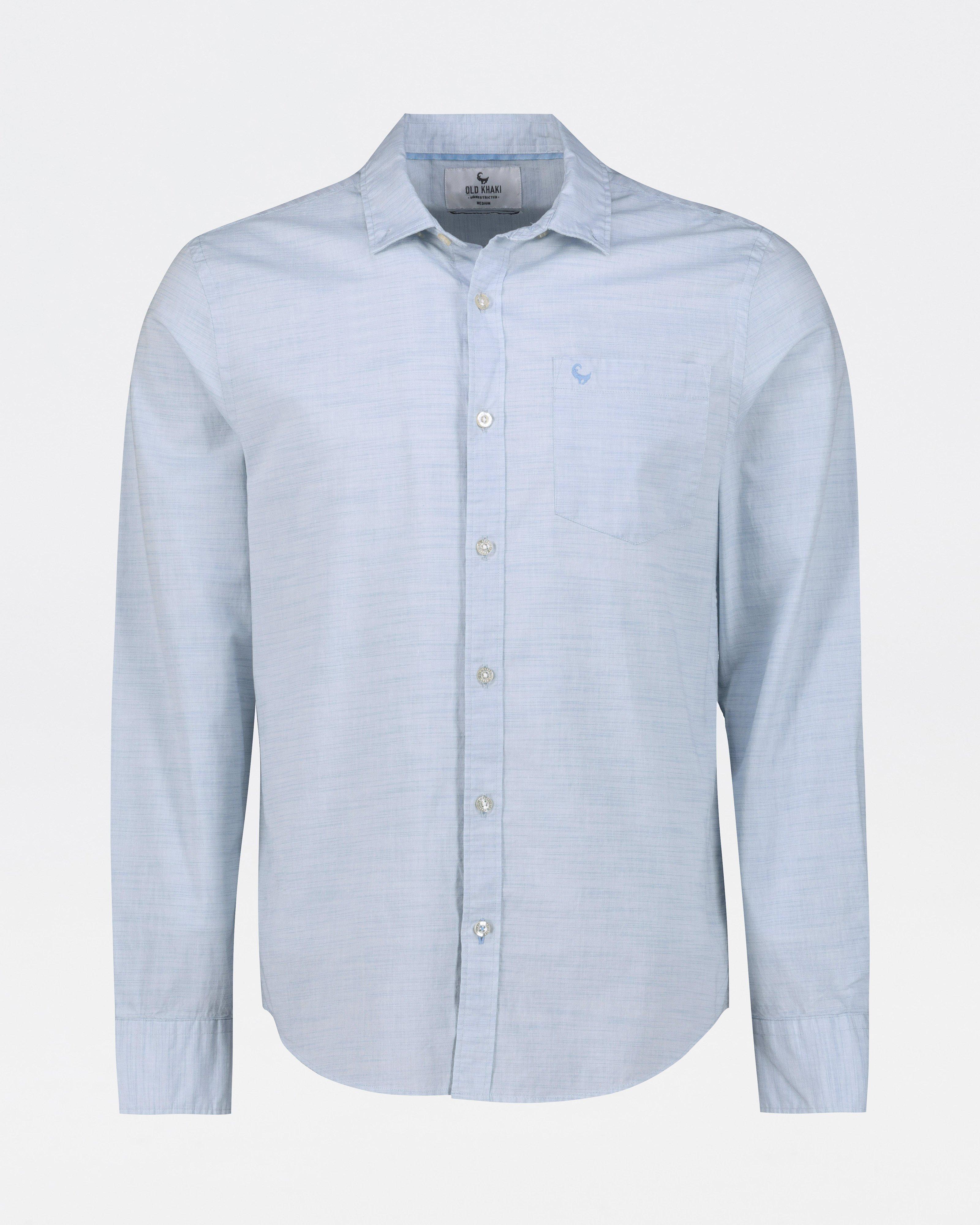Old Khaki Men’s Tyler Textured Shirt -  Navy
