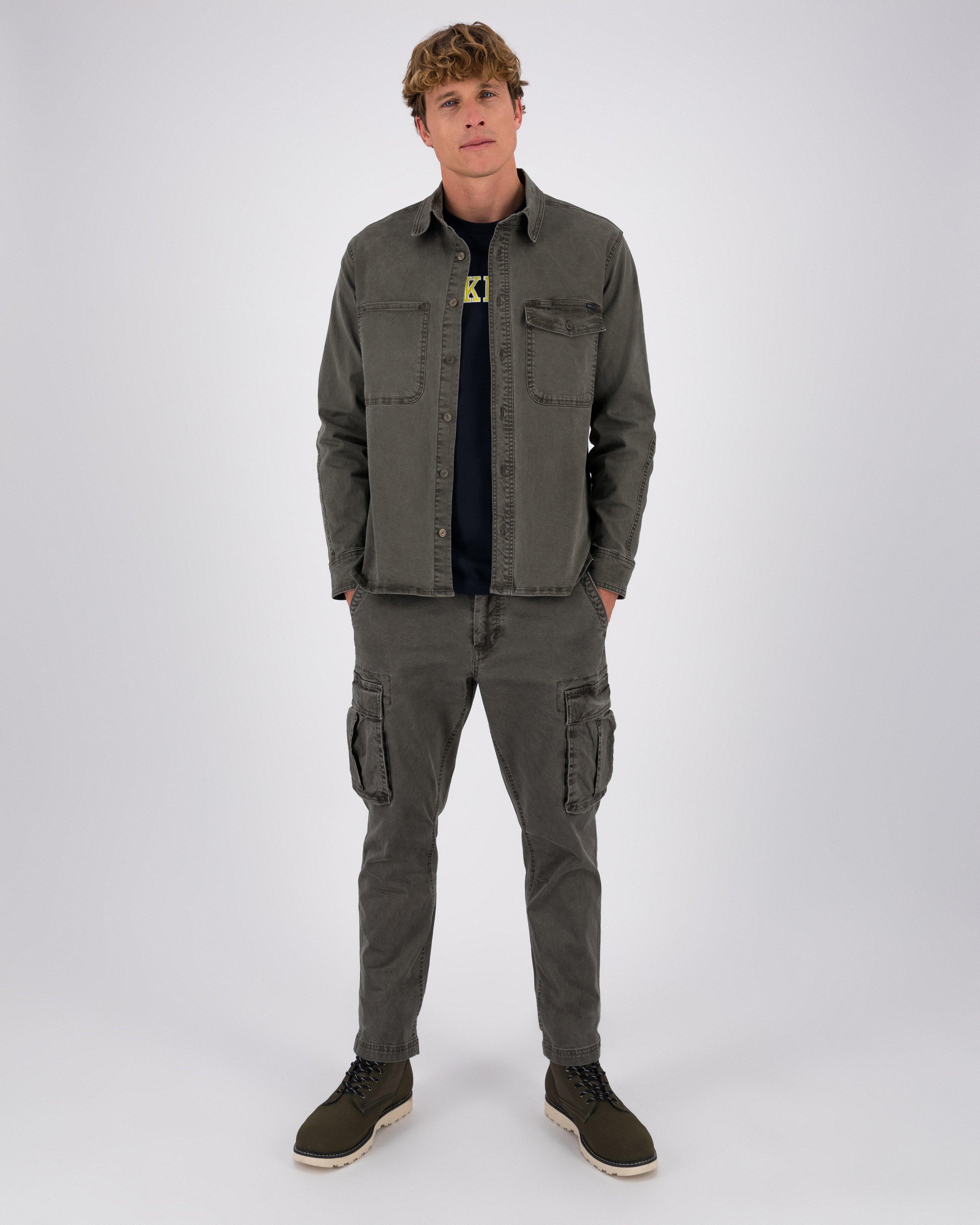 Old Khaki Men's Arian Shacket -  Green
