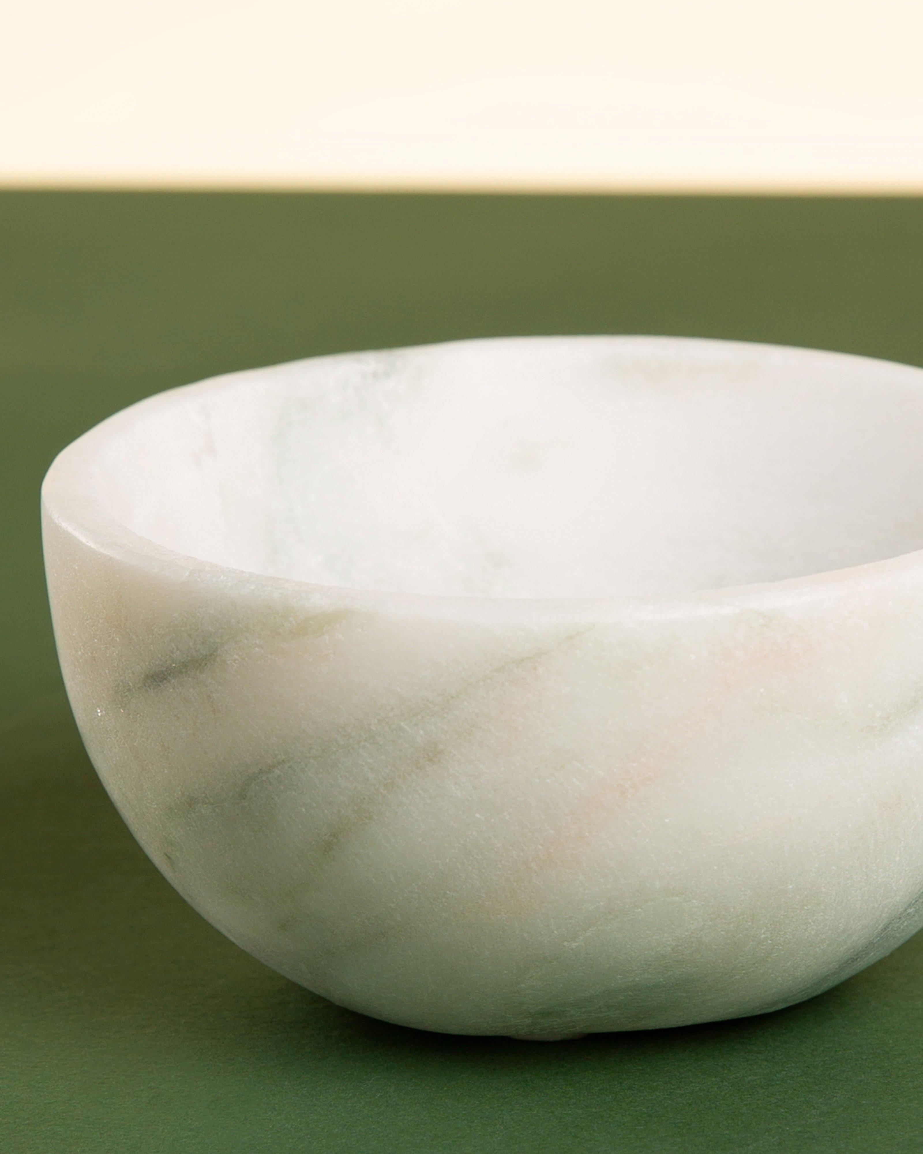 Paige Marble Tapas Bowl -  Green