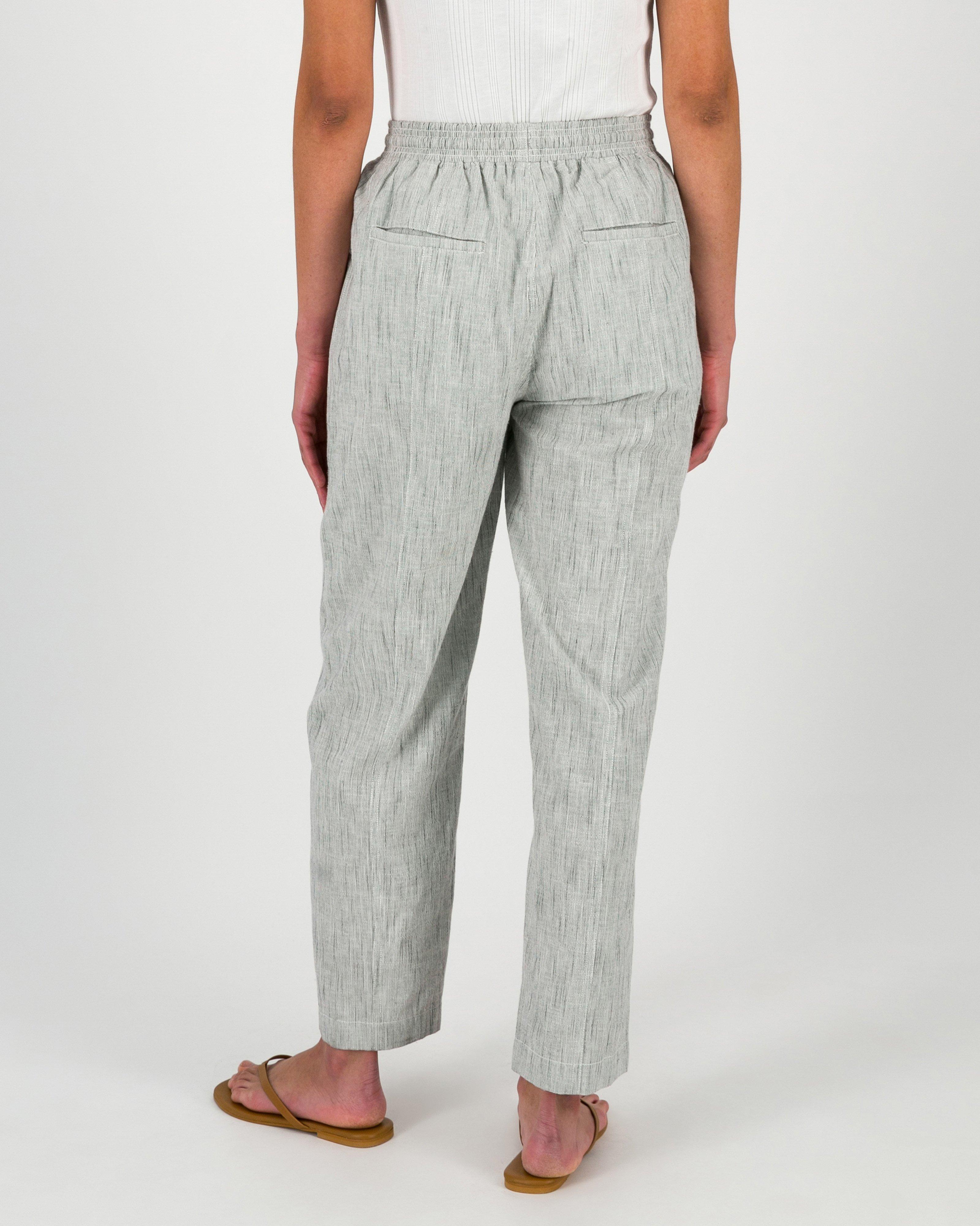Rare Earth Women’s Hana Self Stripe Pants -  Chocolate