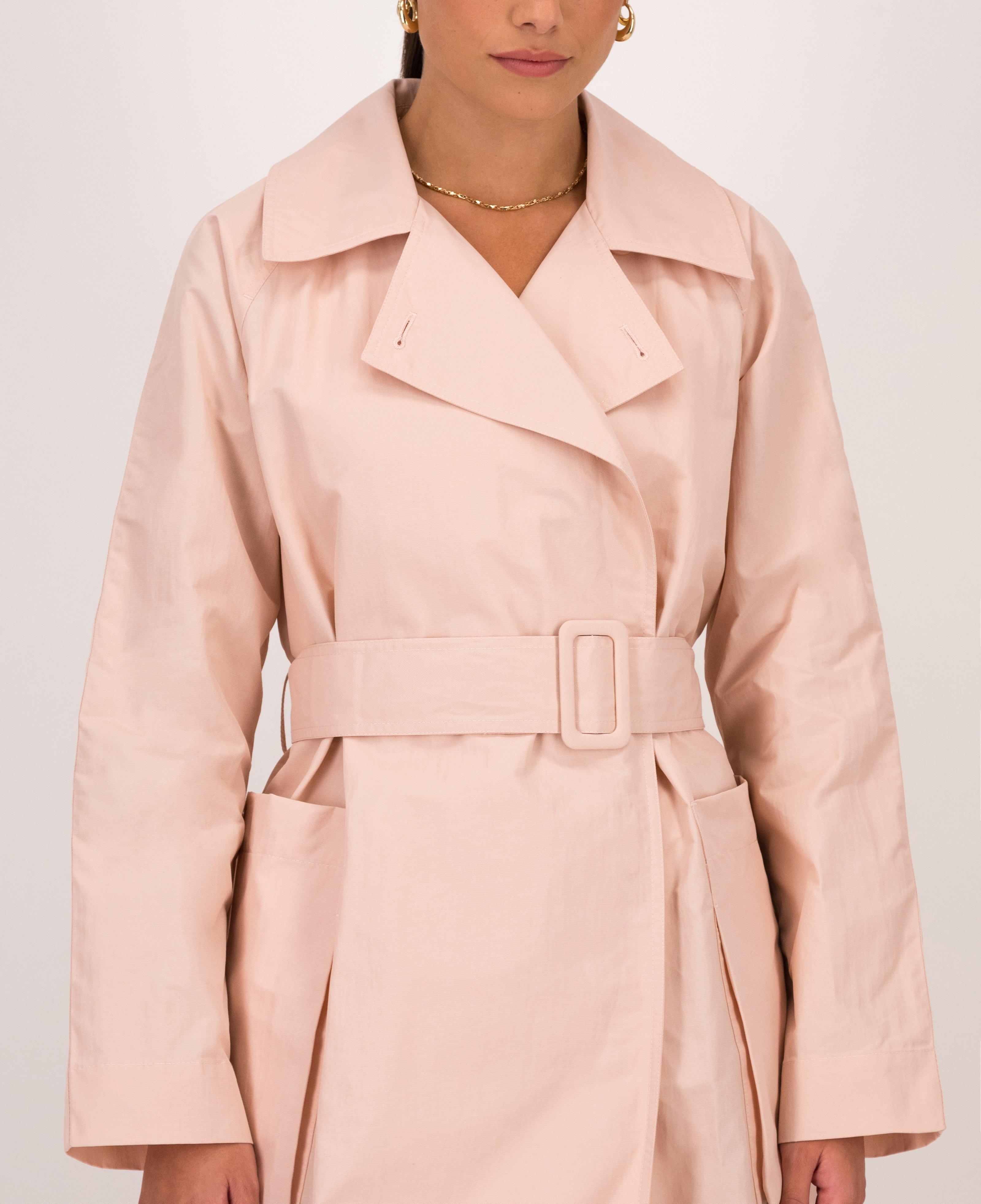Tony Trench Coat -  Pink