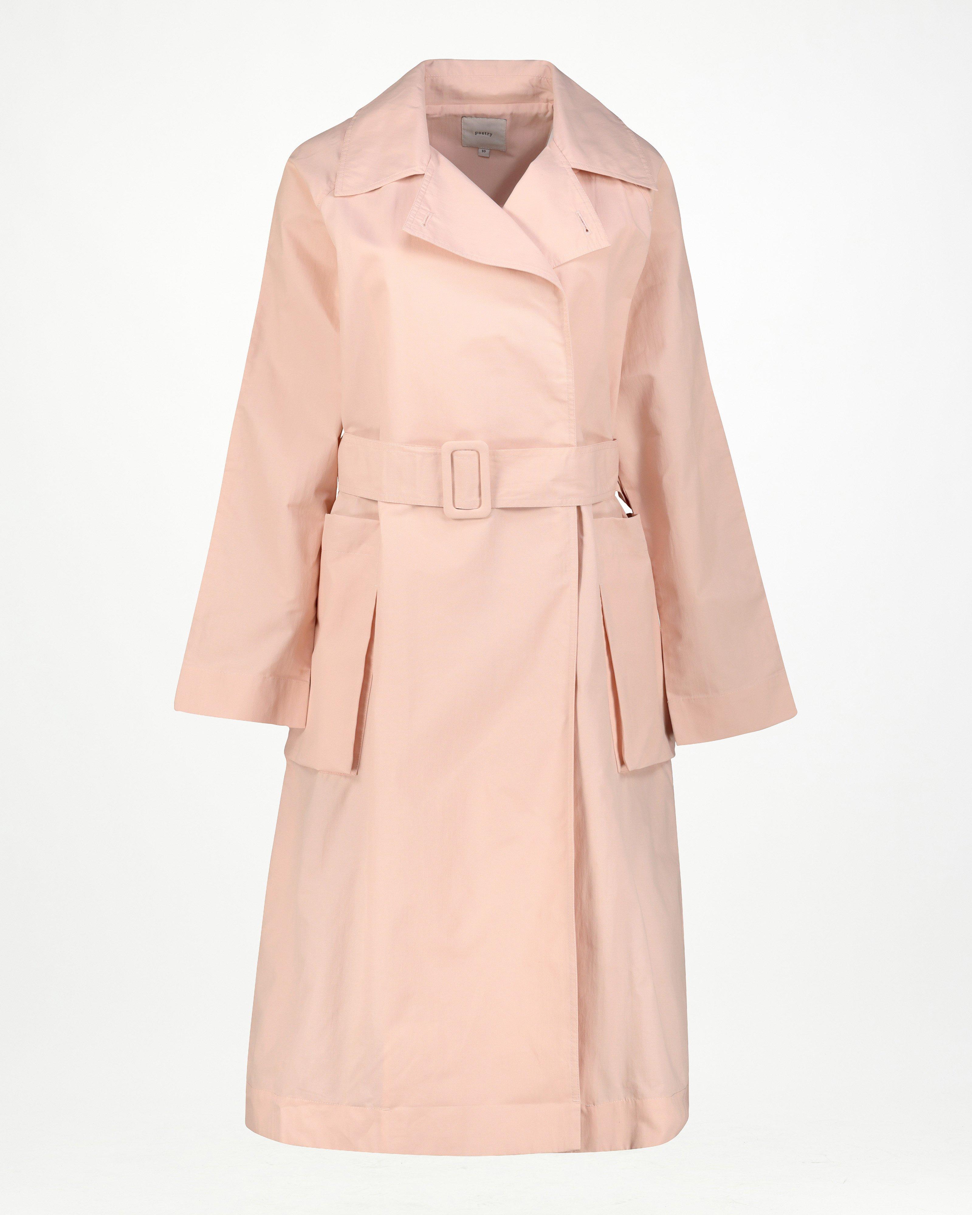 Tony Trench Coat -  Pink