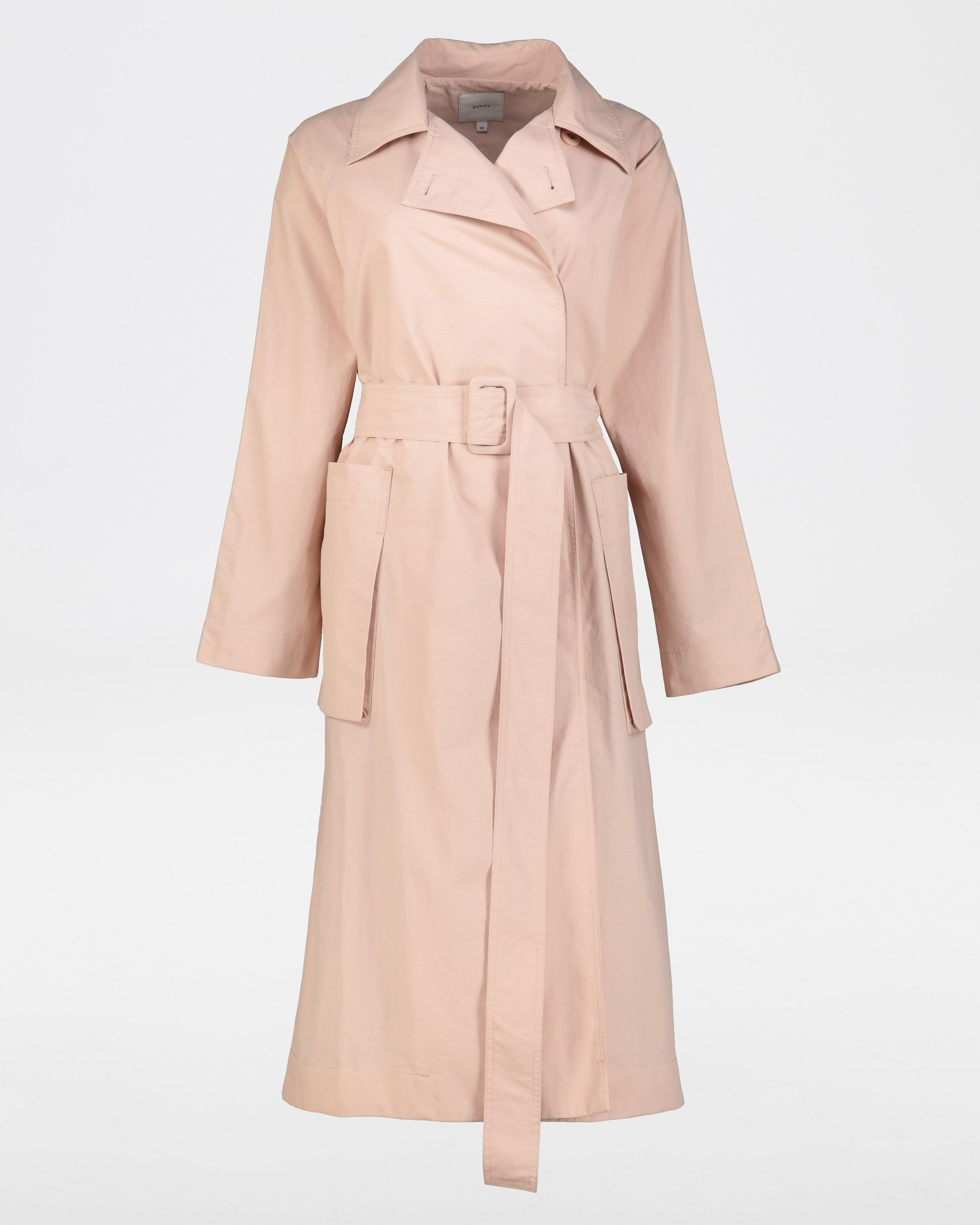 Tony Trench Coat -  Pink