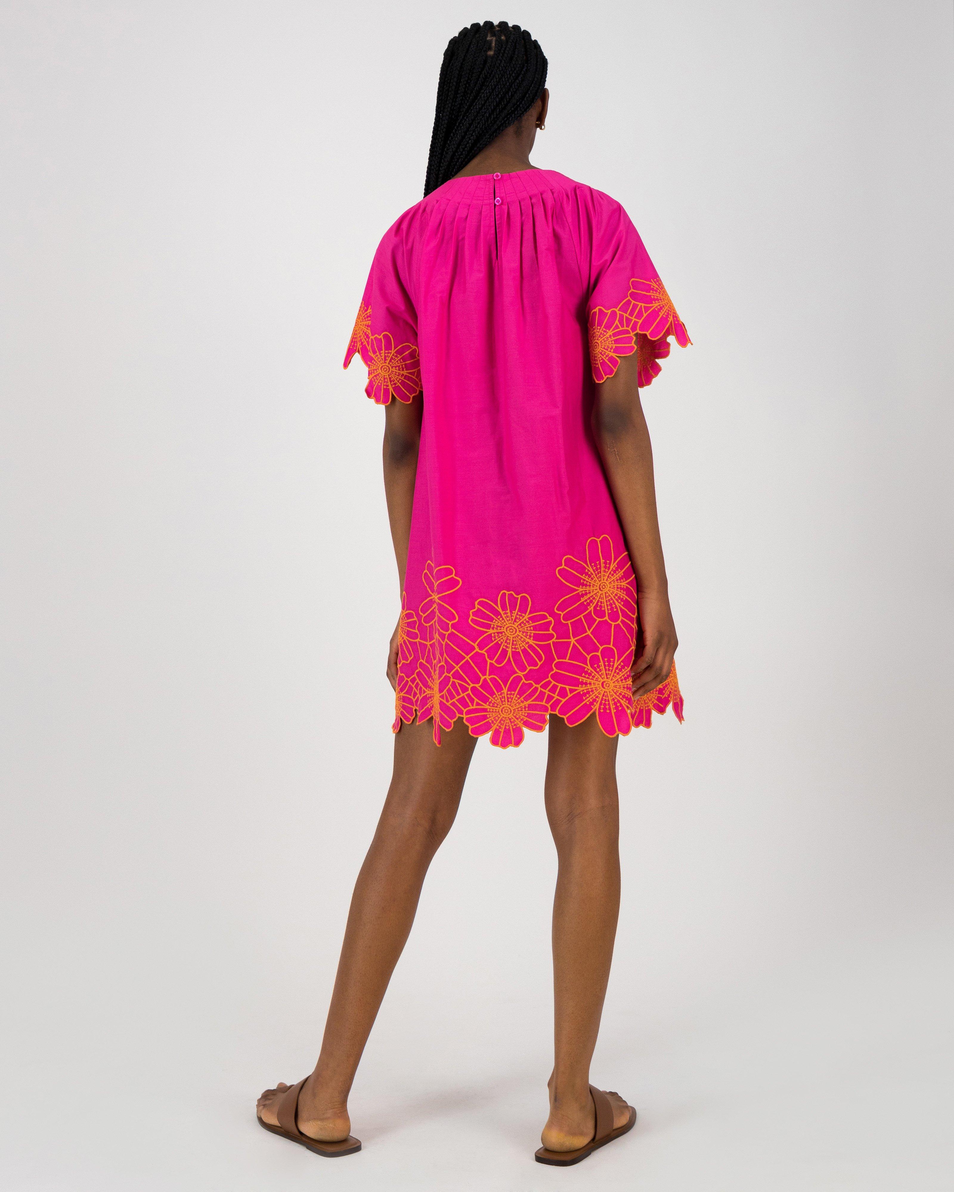 Penn Cotton Dress -  Pink